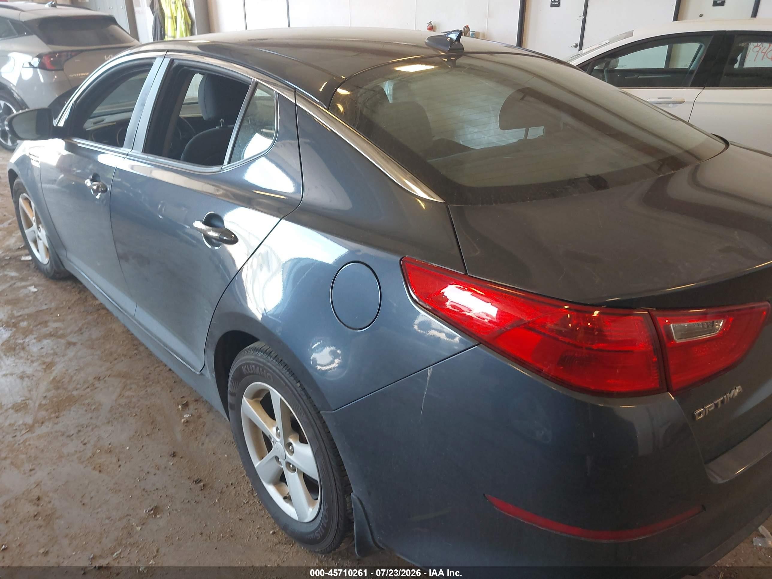 2015 Kia Optima Lx Blue vin: KNAGM4A74F5557265