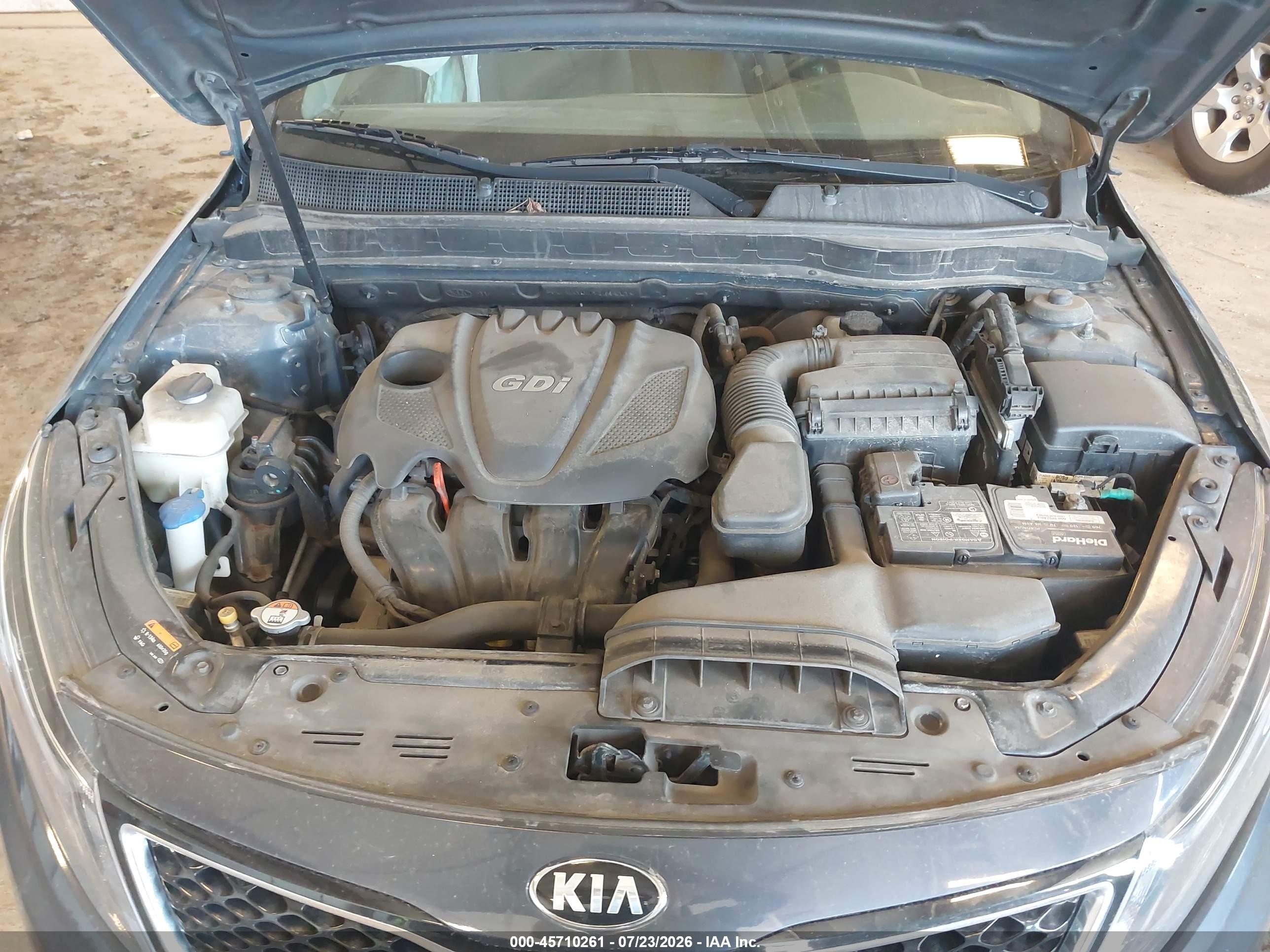 2015 Kia Optima Lx Blue vin: KNAGM4A74F5557265