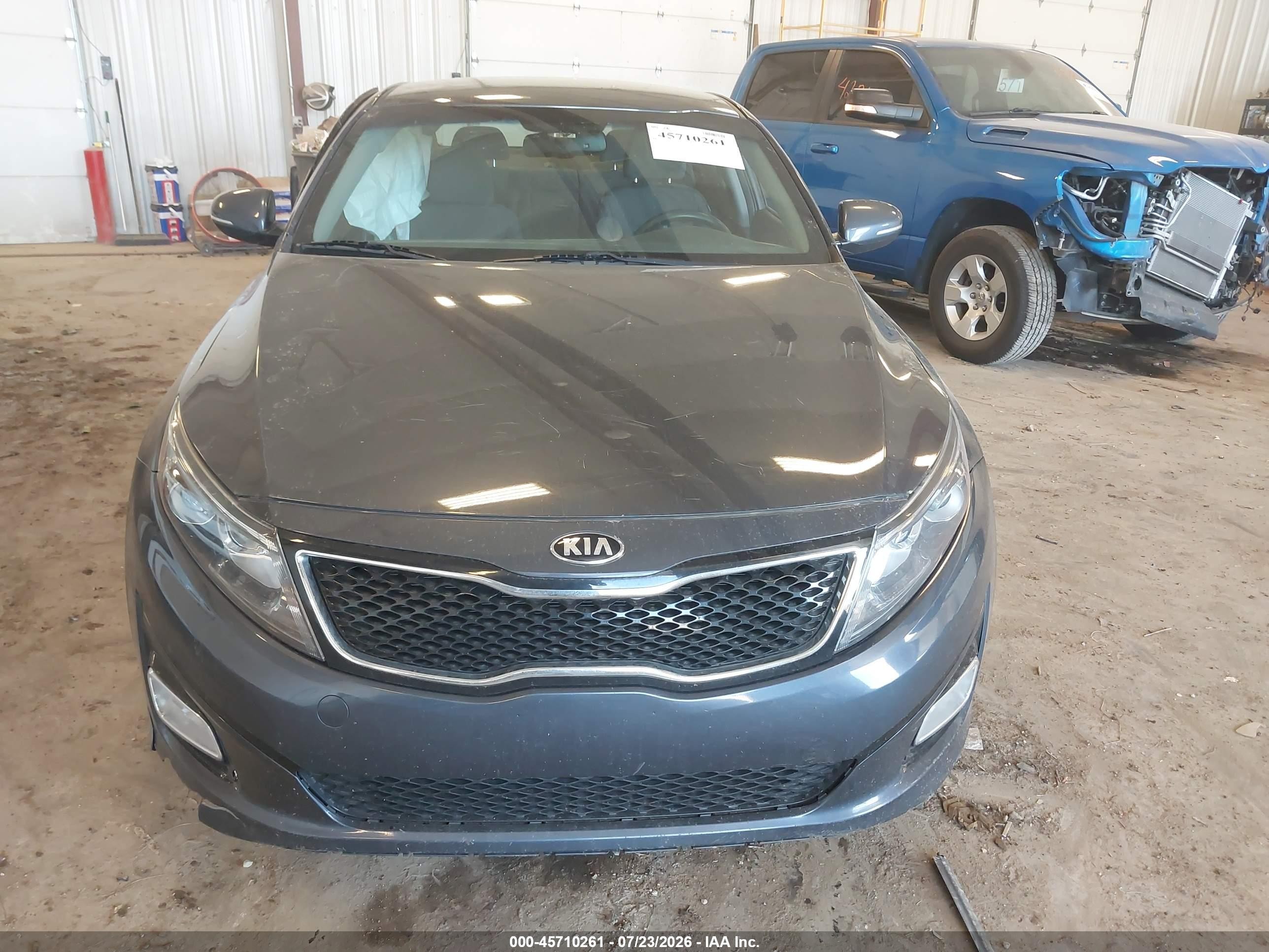 2015 Kia Optima Lx Blue vin: KNAGM4A74F5557265