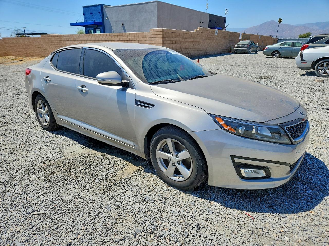 2015 Kia Optima Lx Silver vin: KNAGM4A74F5557461
