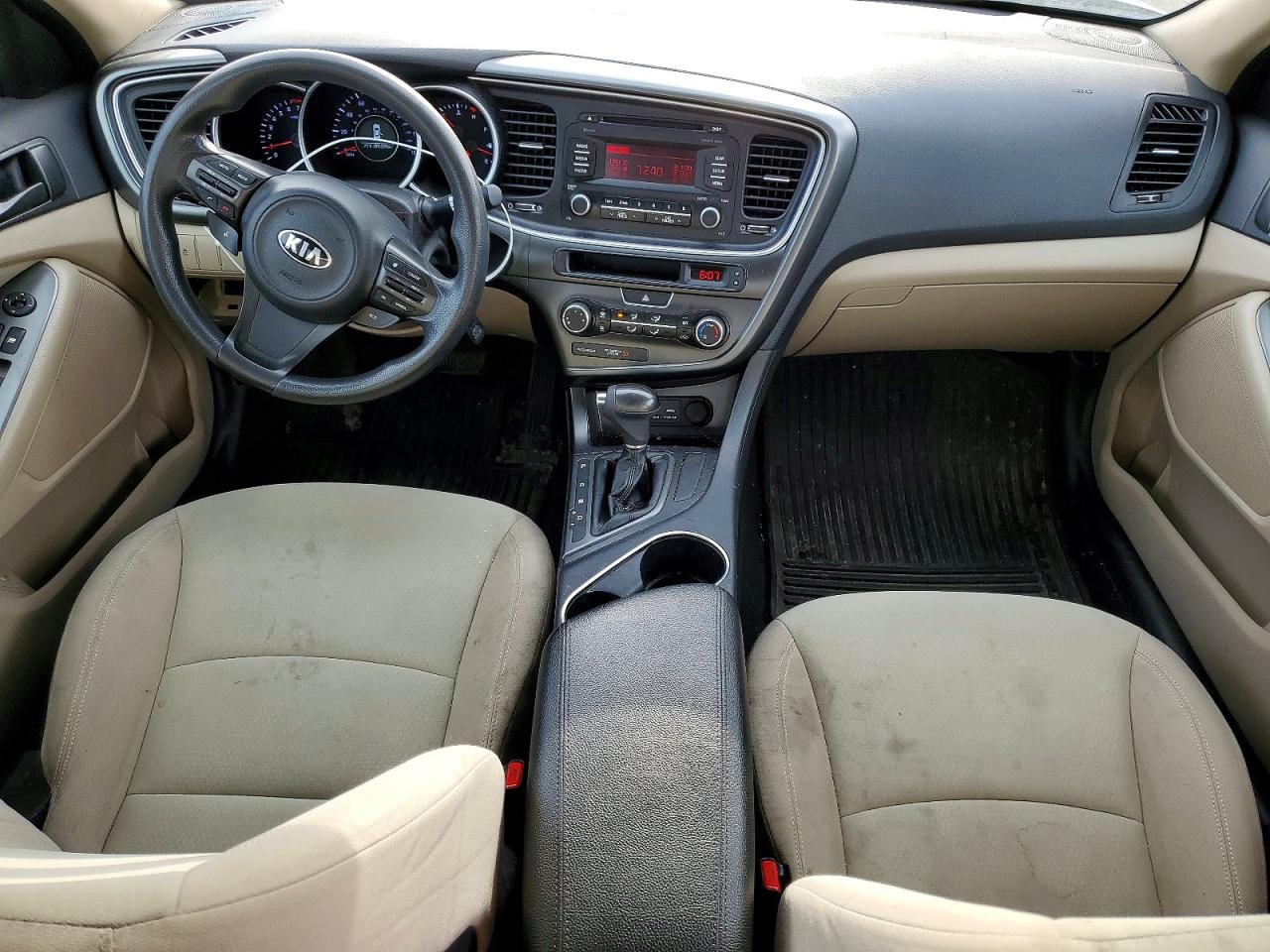 2015 Kia Optima Lx Silver vin: KNAGM4A74F5585891
