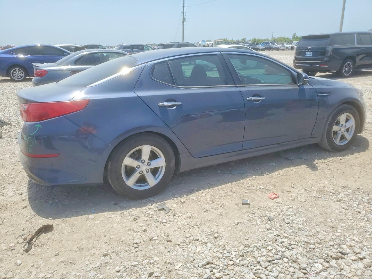 2015 Kia Optima Lx Gray vin: KNAGM4A74F5593344