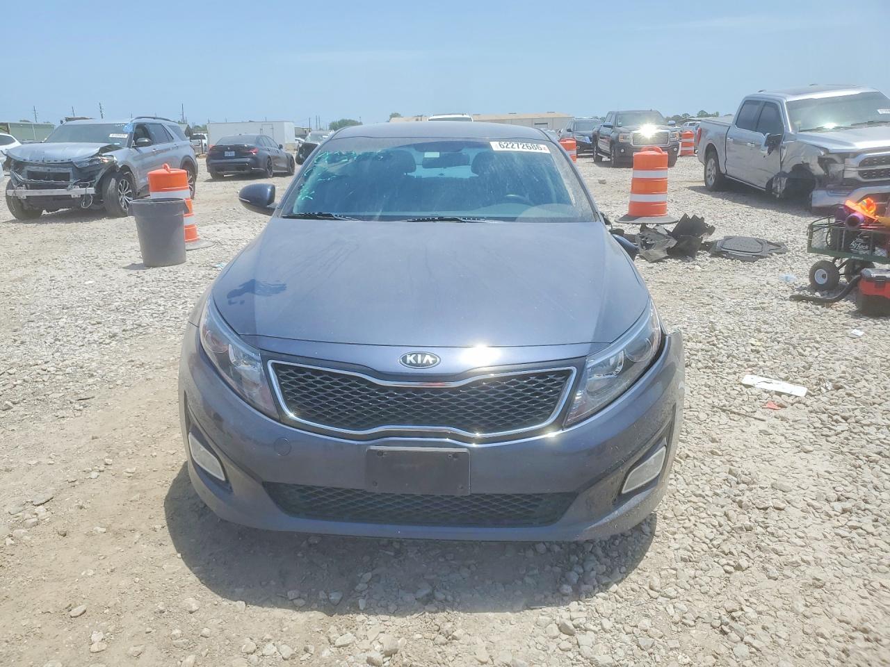 2015 Kia Optima Lx Gray vin: KNAGM4A74F5593344