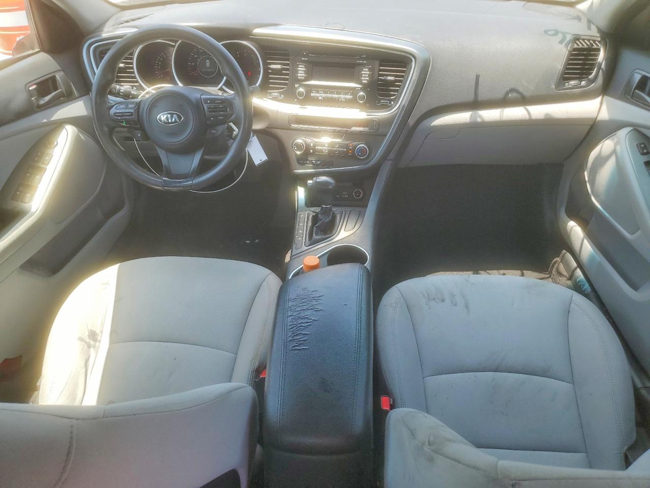 2015 Kia Optima Lx Gray vin: KNAGM4A74F5593344