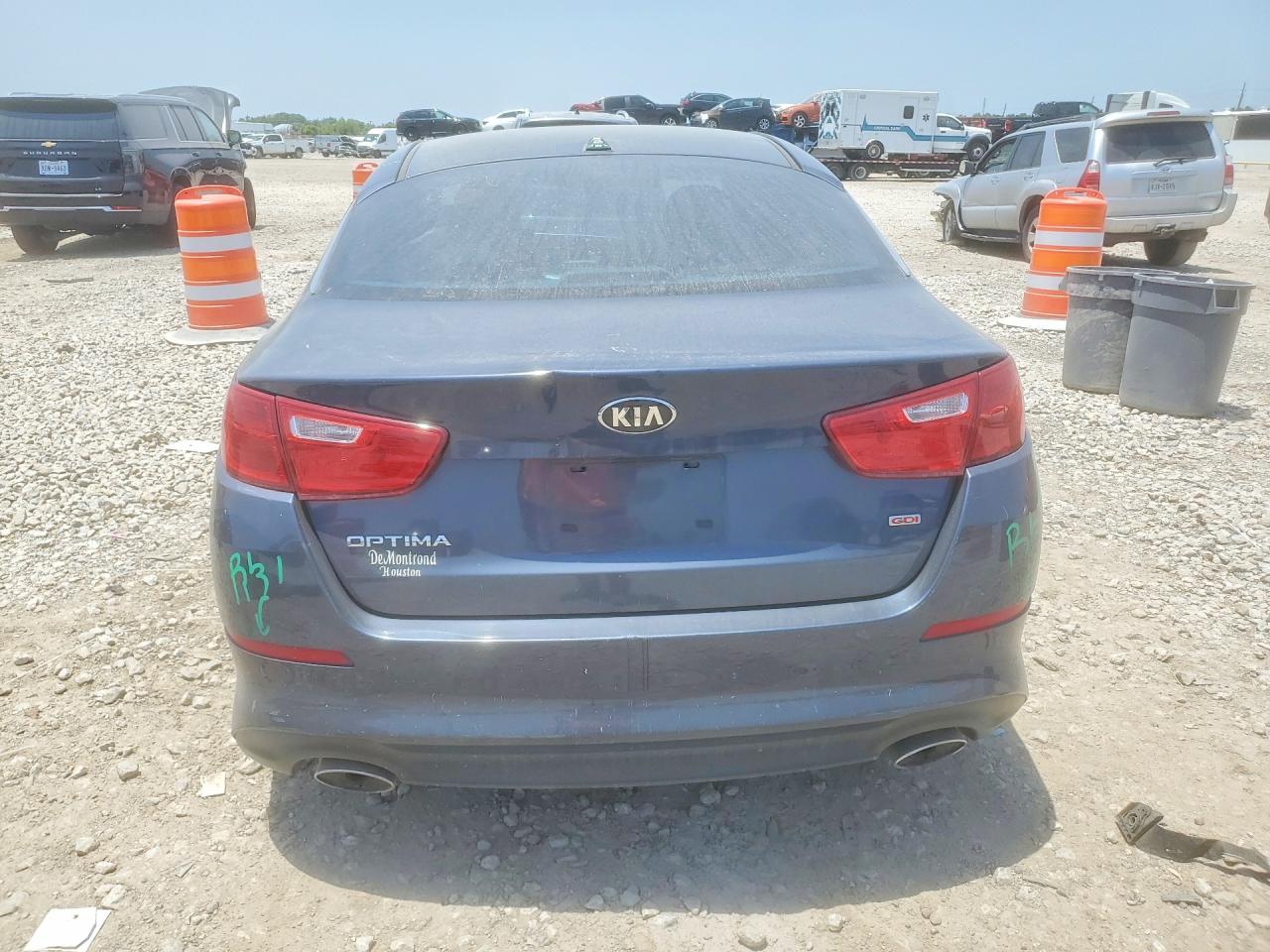 2015 Kia Optima Lx Gray vin: KNAGM4A74F5593344