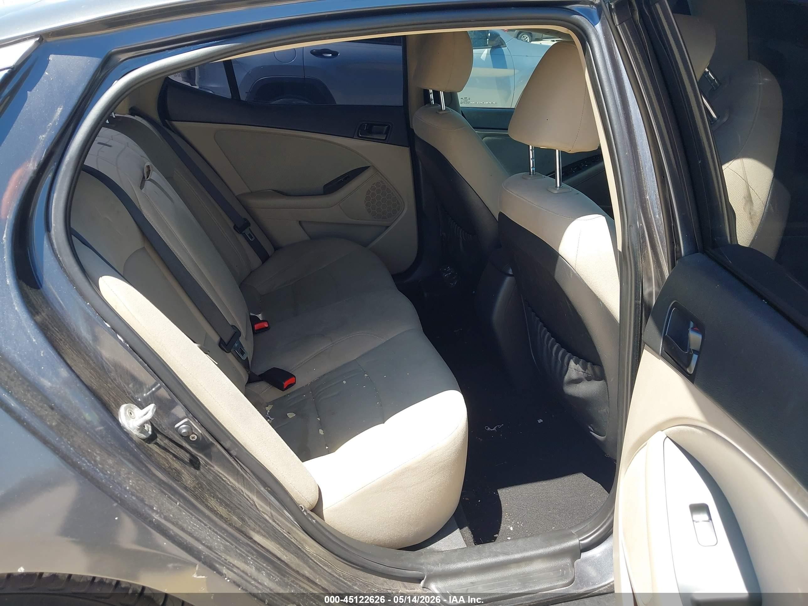 2015 Kia Optima Lx Gray vin: KNAGM4A74F5628805