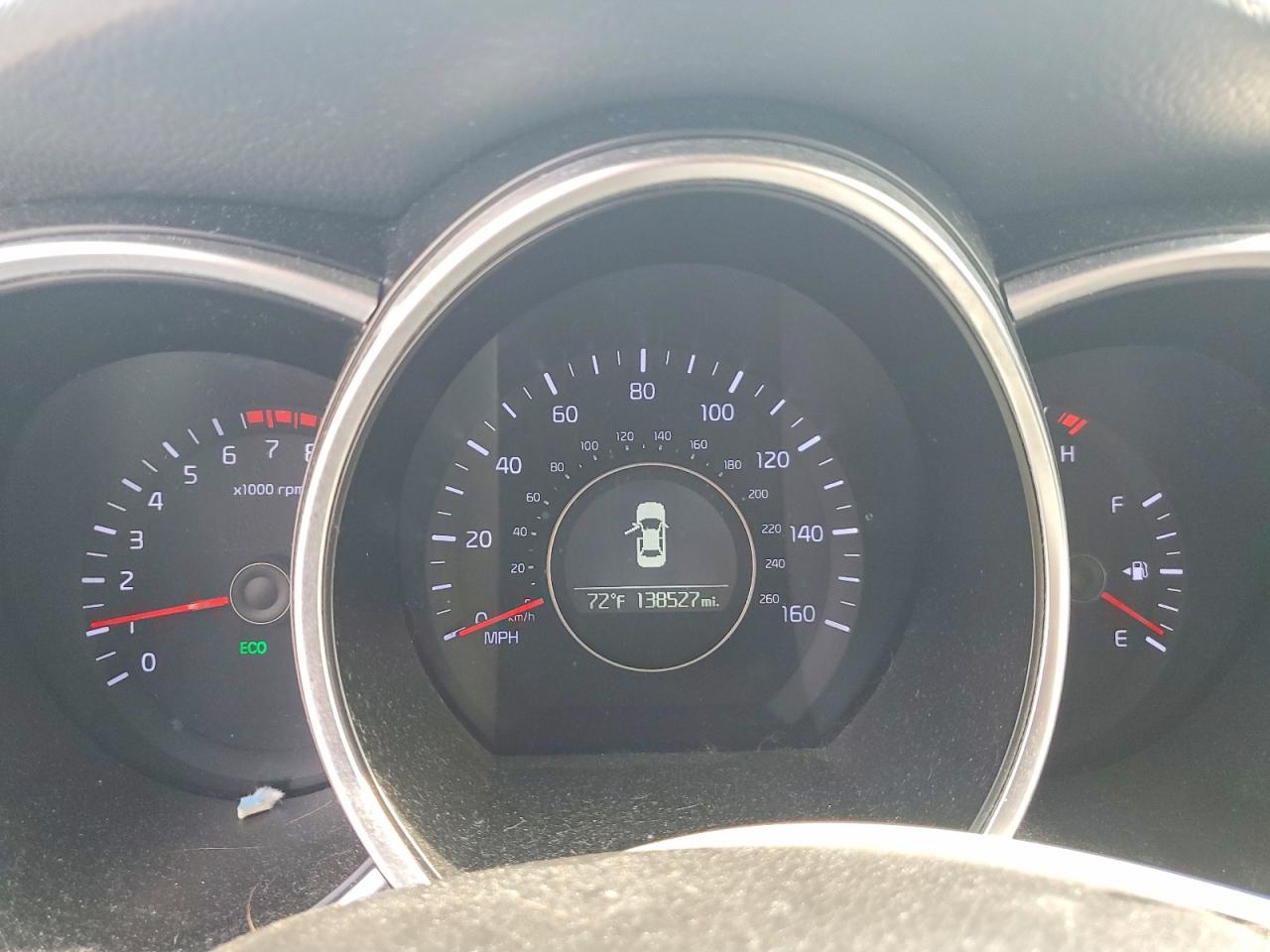 2015 Kia Optima Lx White vin: KNAGM4A74F5654501