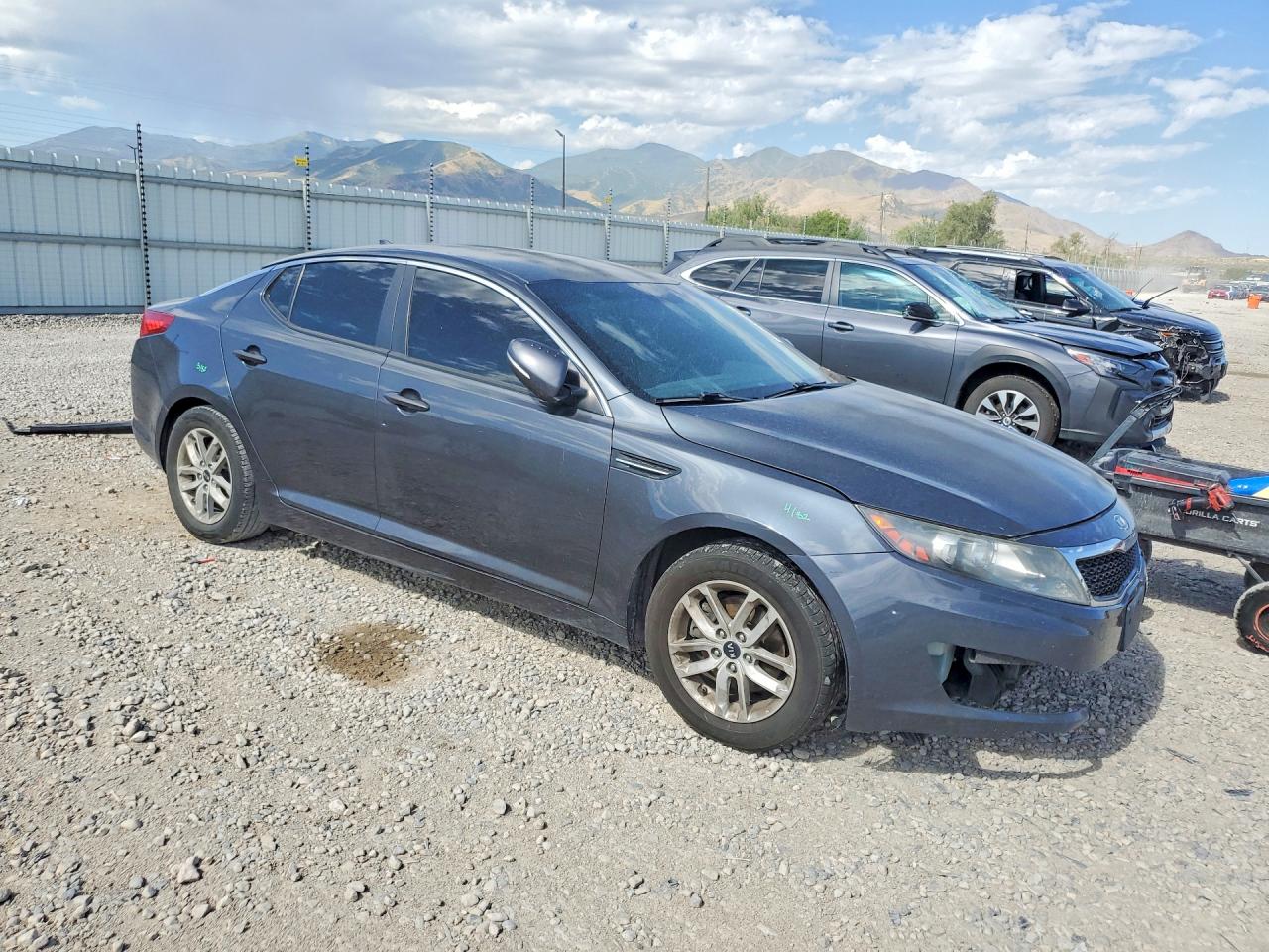 2011 Kia Optima Lx Silver vin: KNAGM4A75B5167043