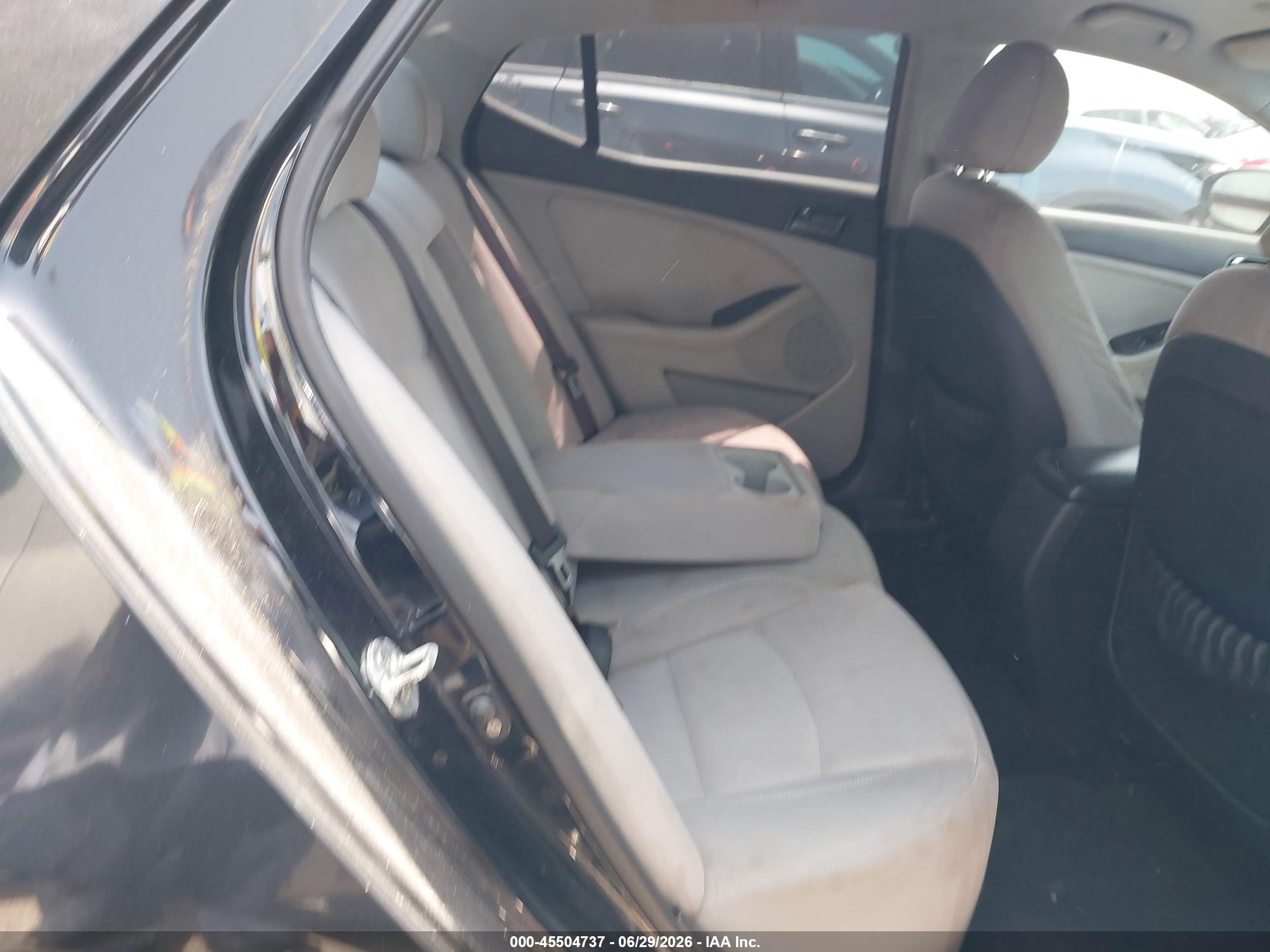 2013 Kia Optima Lx Black vin: KNAGM4A75D5300029
