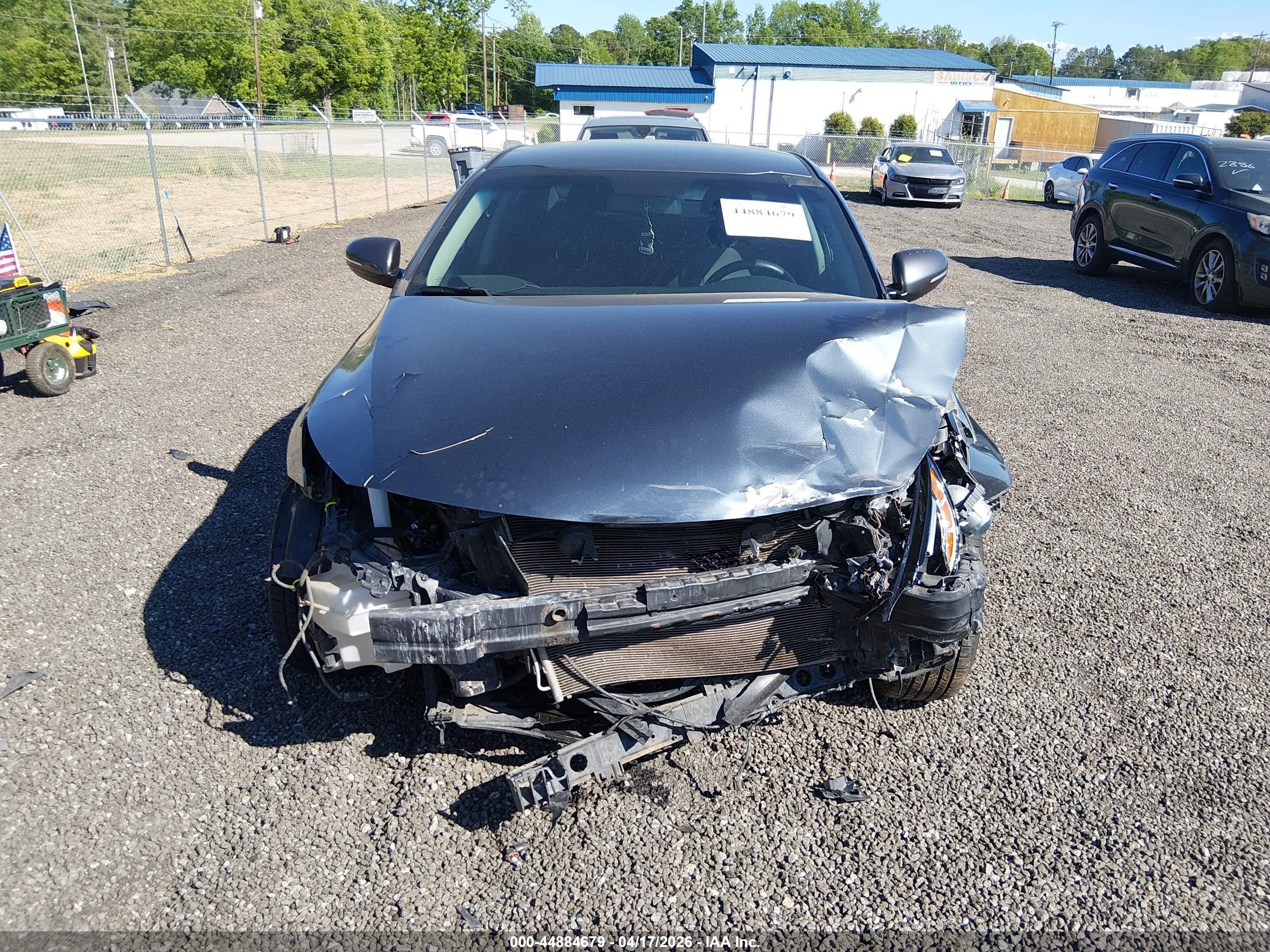 2015 Kia Optima Lx Gray vin: KNAGM4A75F5627419