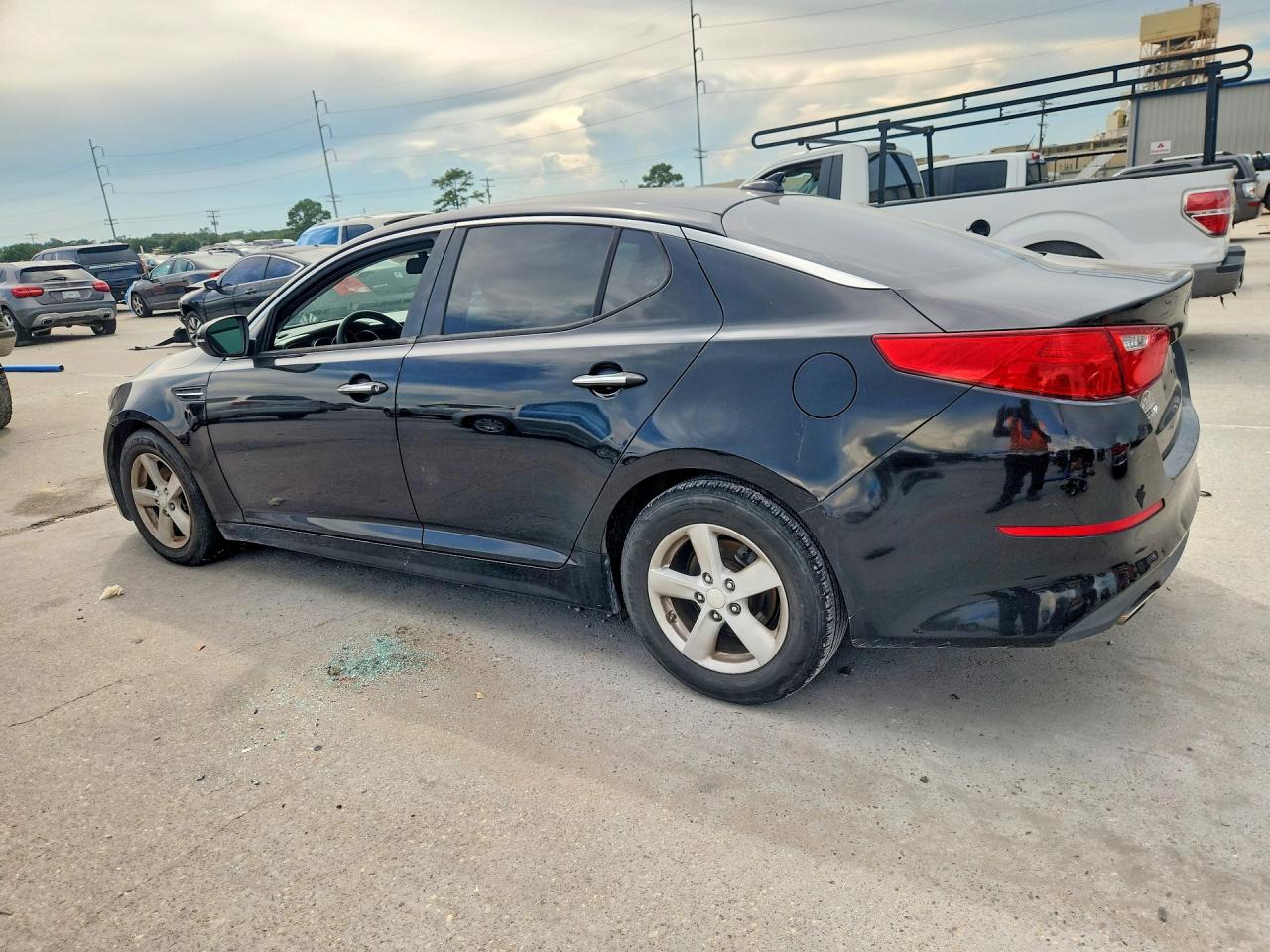 2015 Kia Optima Lx Black vin: KNAGM4A75F5660758