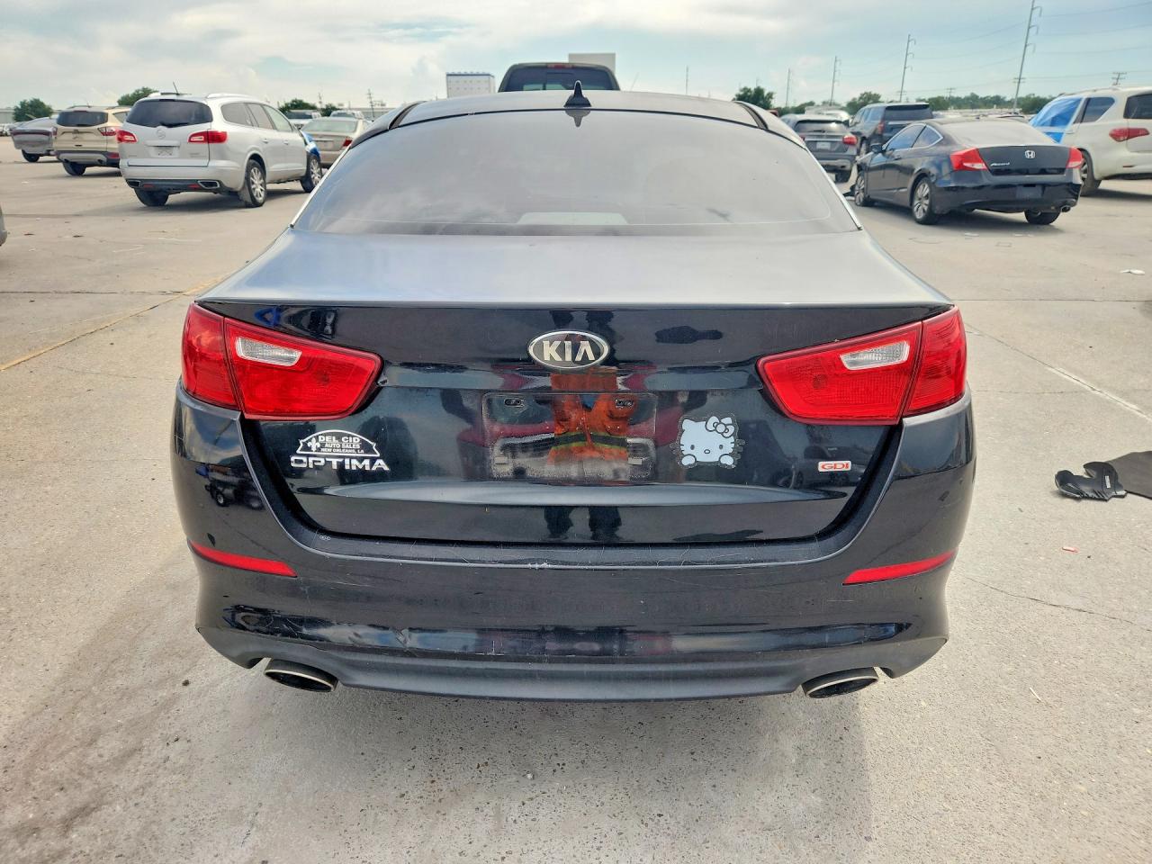 2015 Kia Optima Lx Black vin: KNAGM4A75F5660758