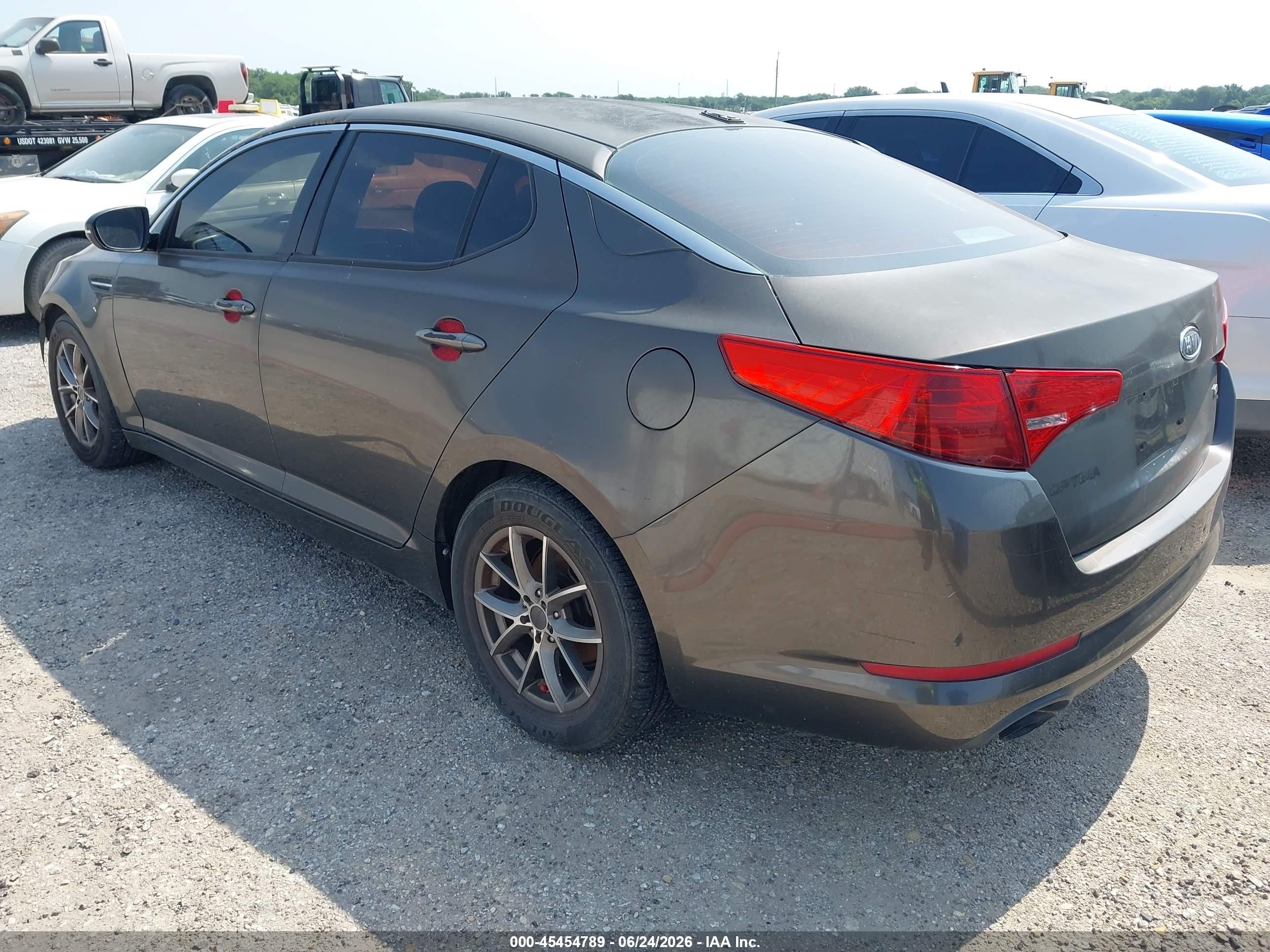 2011 Kia Optima Lx Black vin: KNAGM4A76B5145293