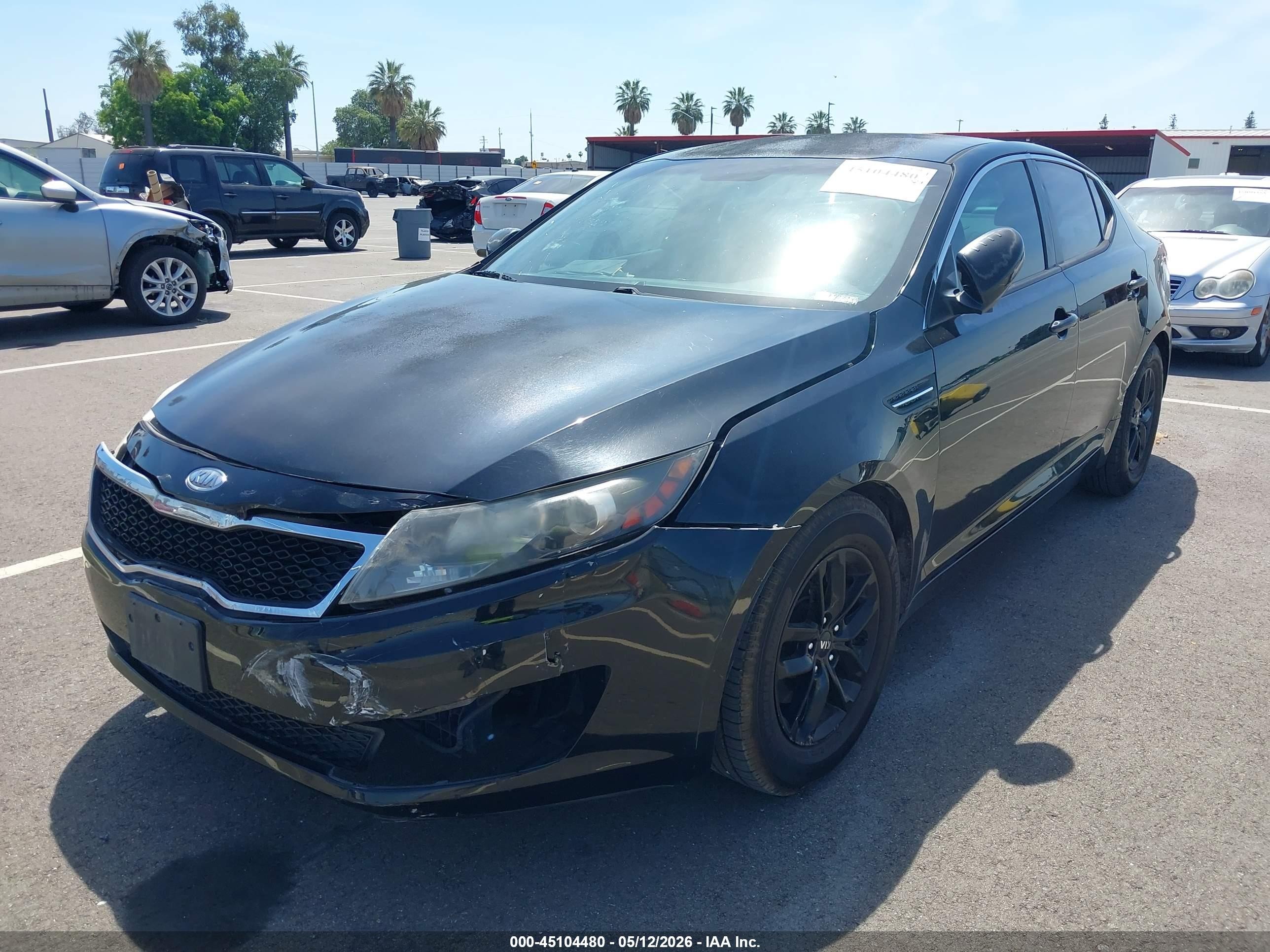 2011 Kia Optima Lx Black vin: KNAGM4A76B5154012