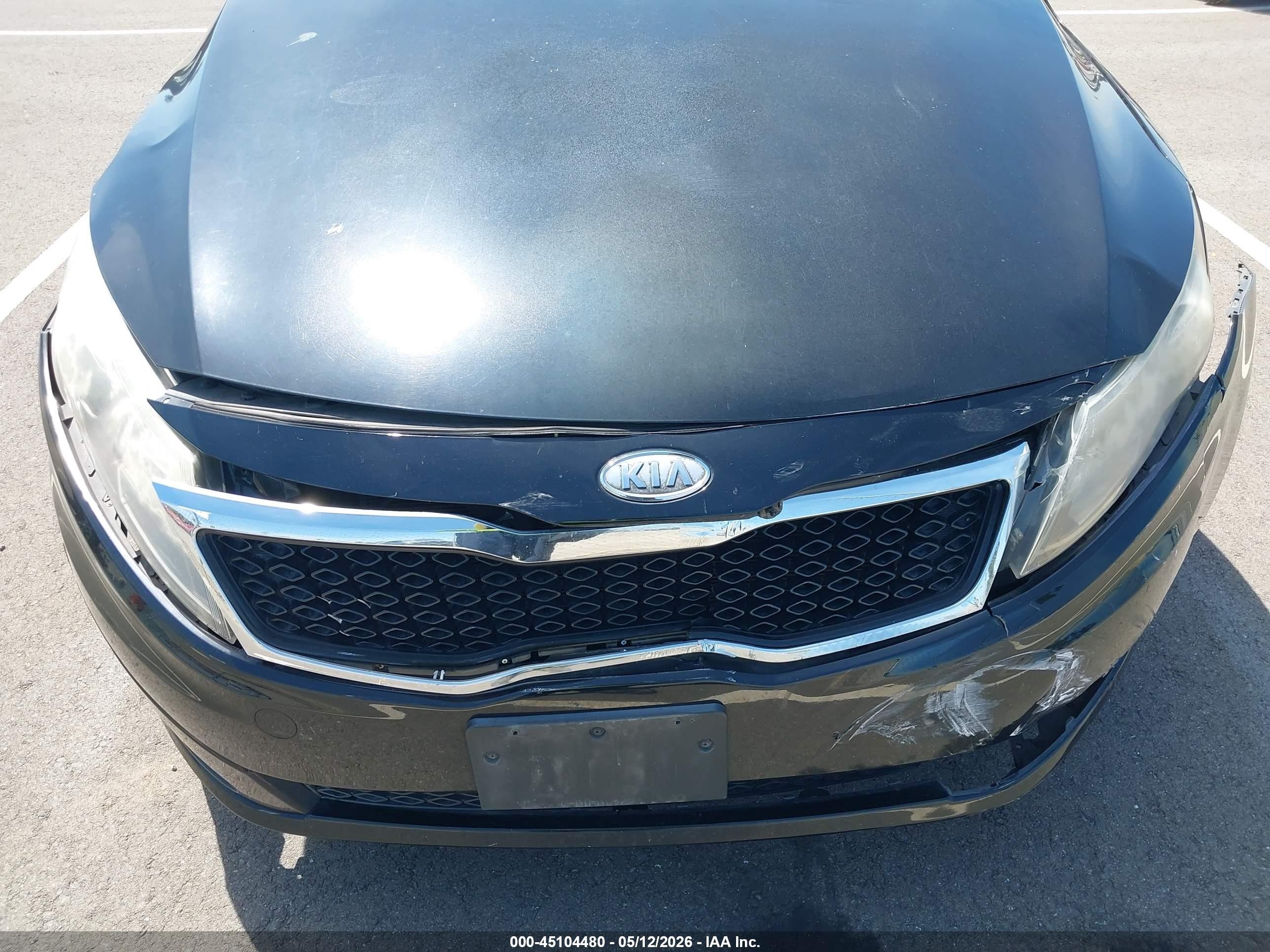 2011 Kia Optima Lx Black vin: KNAGM4A76B5154012