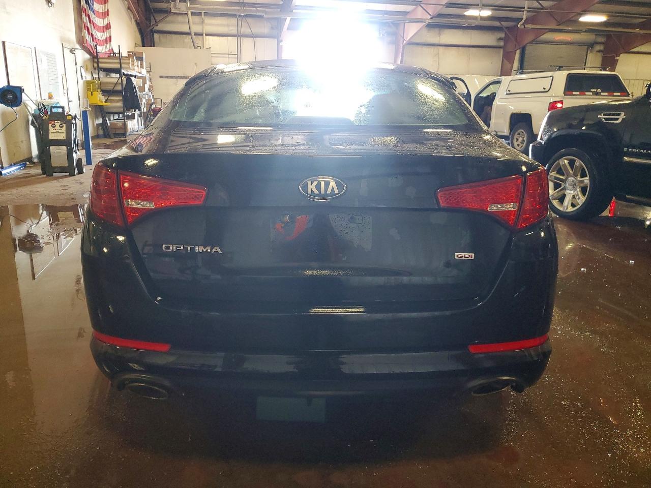 2013 Kia Optima Lx Black vin: KNAGM4A76D5308804