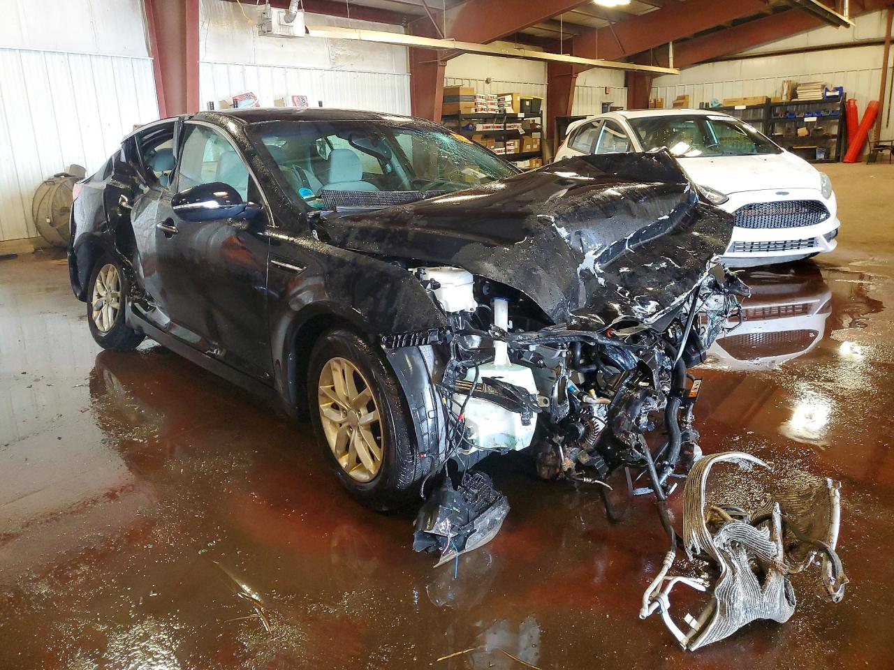 2013 Kia Optima Lx Black vin: KNAGM4A76D5308804