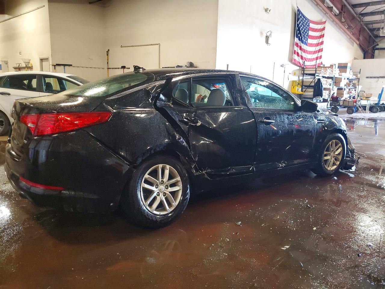 2013 Kia Optima Lx Black vin: KNAGM4A76D5308804