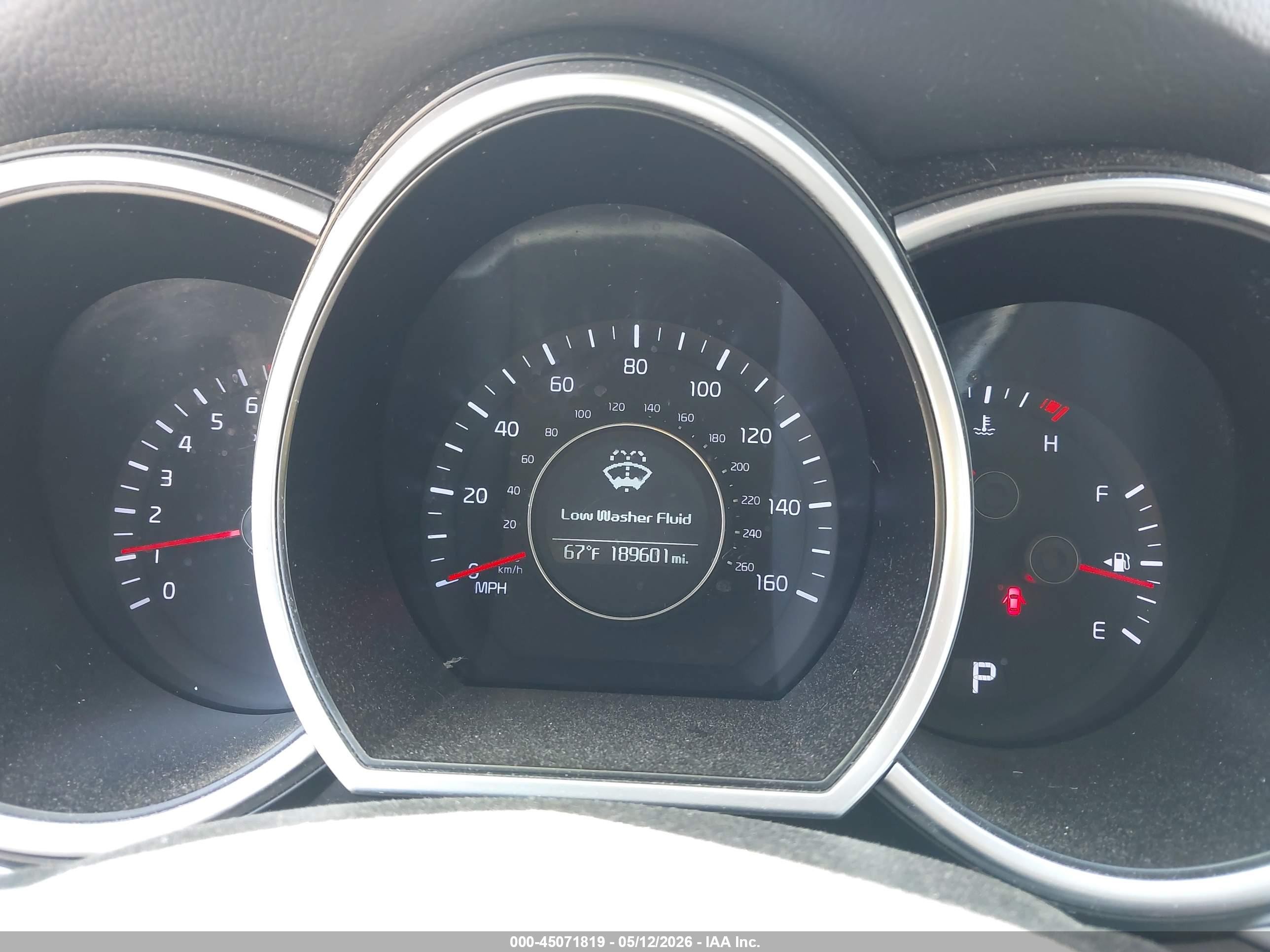 2015 Kia Optima Lx White vin: KNAGM4A76F5544307