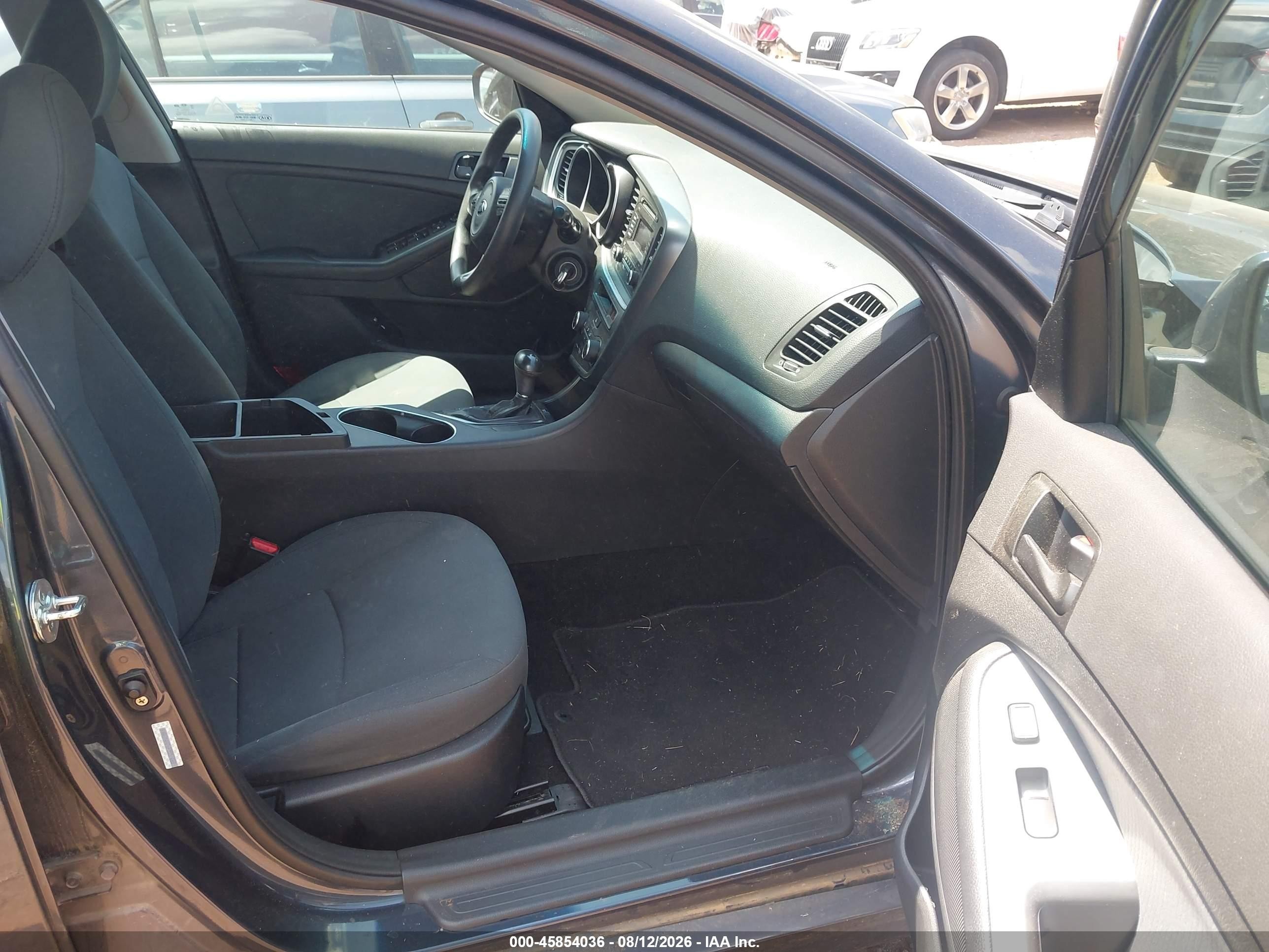 2015 Kia Optima Lx Gray vin: KNAGM4A76F5557283