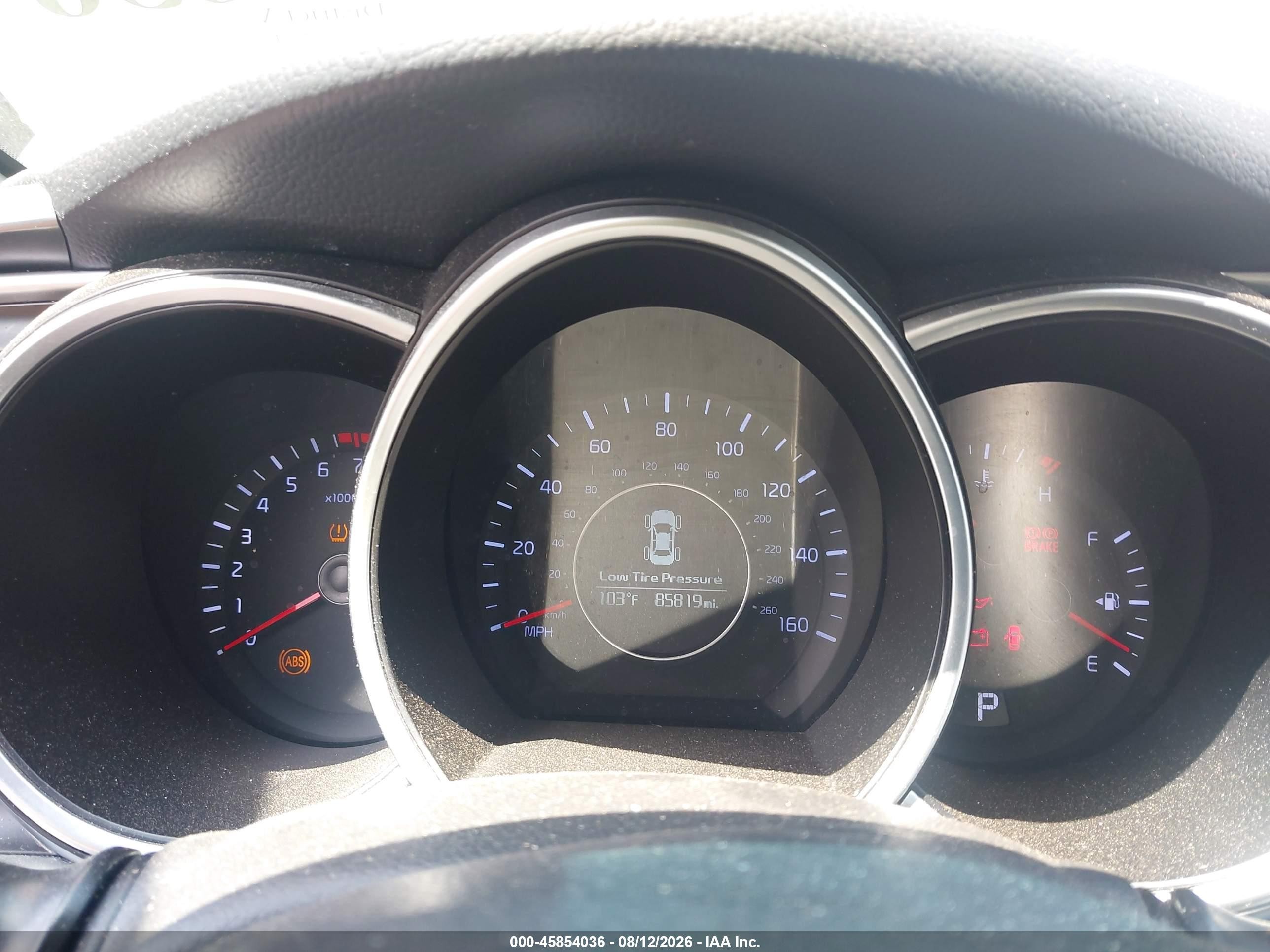 2015 Kia Optima Lx Gray vin: KNAGM4A76F5557283