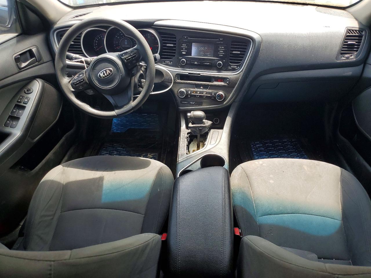 2015 Kia Optima Lx White vin: KNAGM4A76F5617675