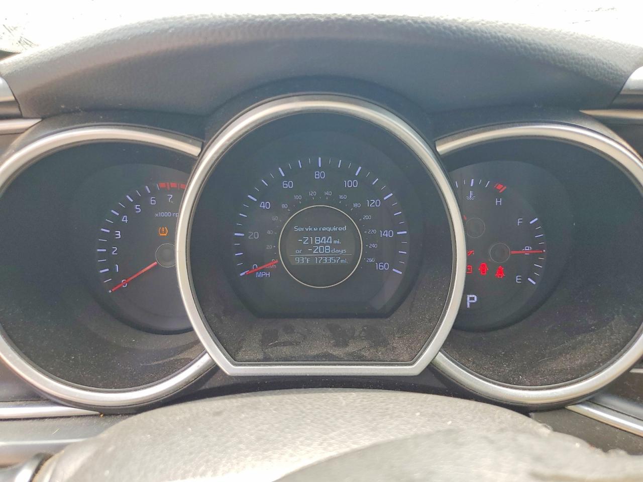 2015 Kia Optima Lx White vin: KNAGM4A76F5617675