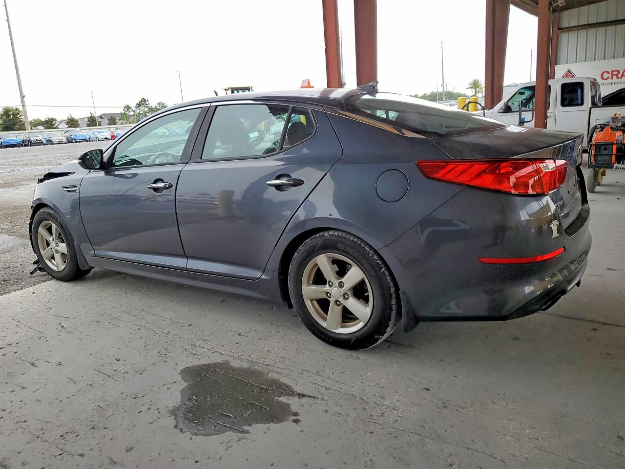 2015 Kia Optima Lx Gray vin: KNAGM4A76F5632452