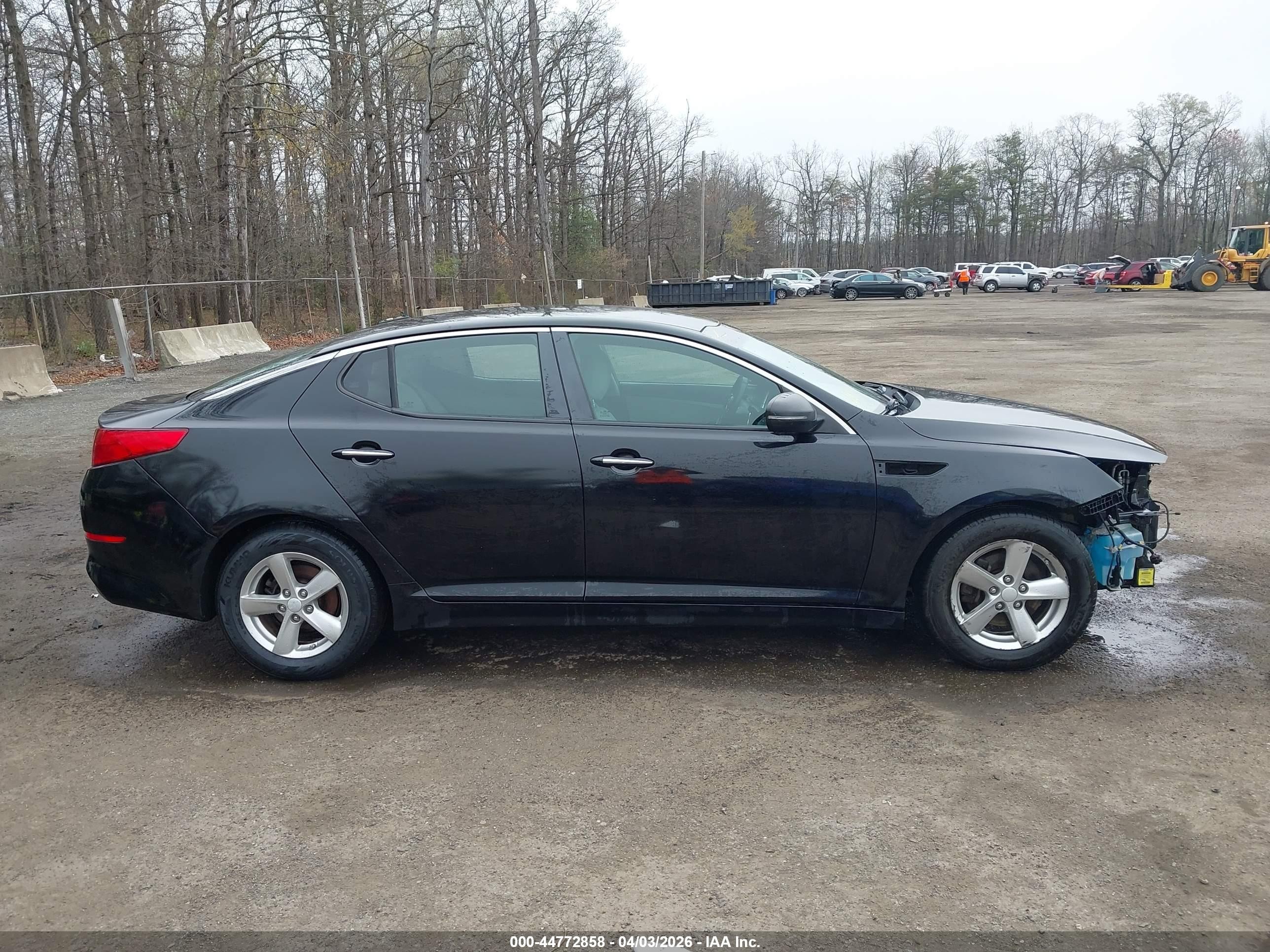 2015 Kia Optima Lx Black vin: KNAGM4A76F5653382