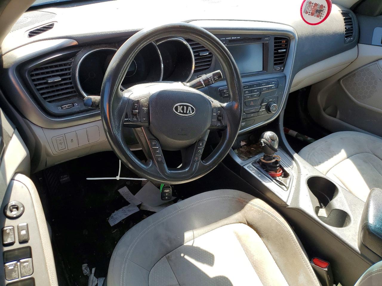 2011 Kia Optima Lx Gray vin: KNAGM4A77B5097089