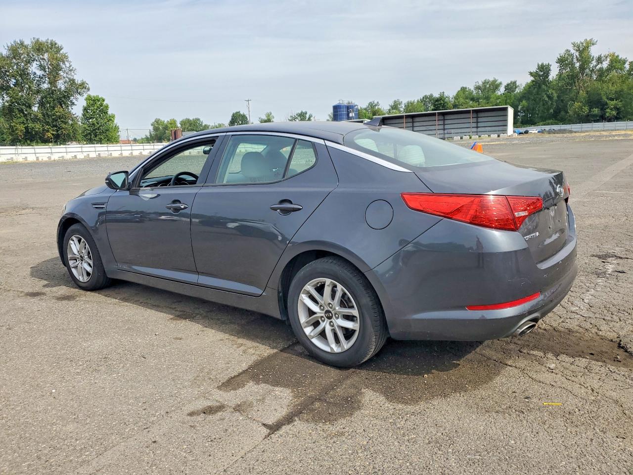 2011 Kia Optima Lx Gray vin: KNAGM4A77B5147571