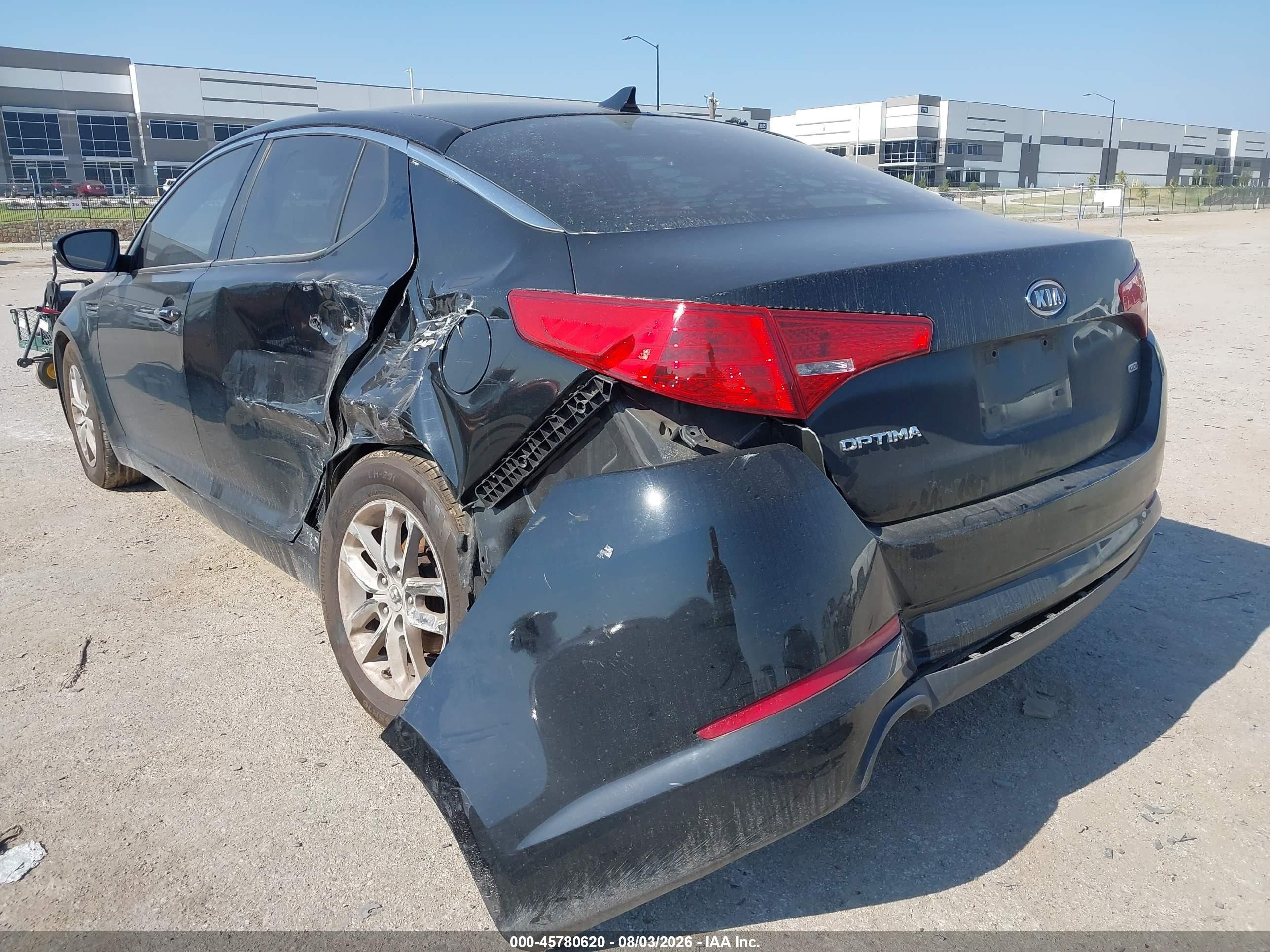 2012 Kia Optima Lx Black vin: KNAGM4A77C5271731