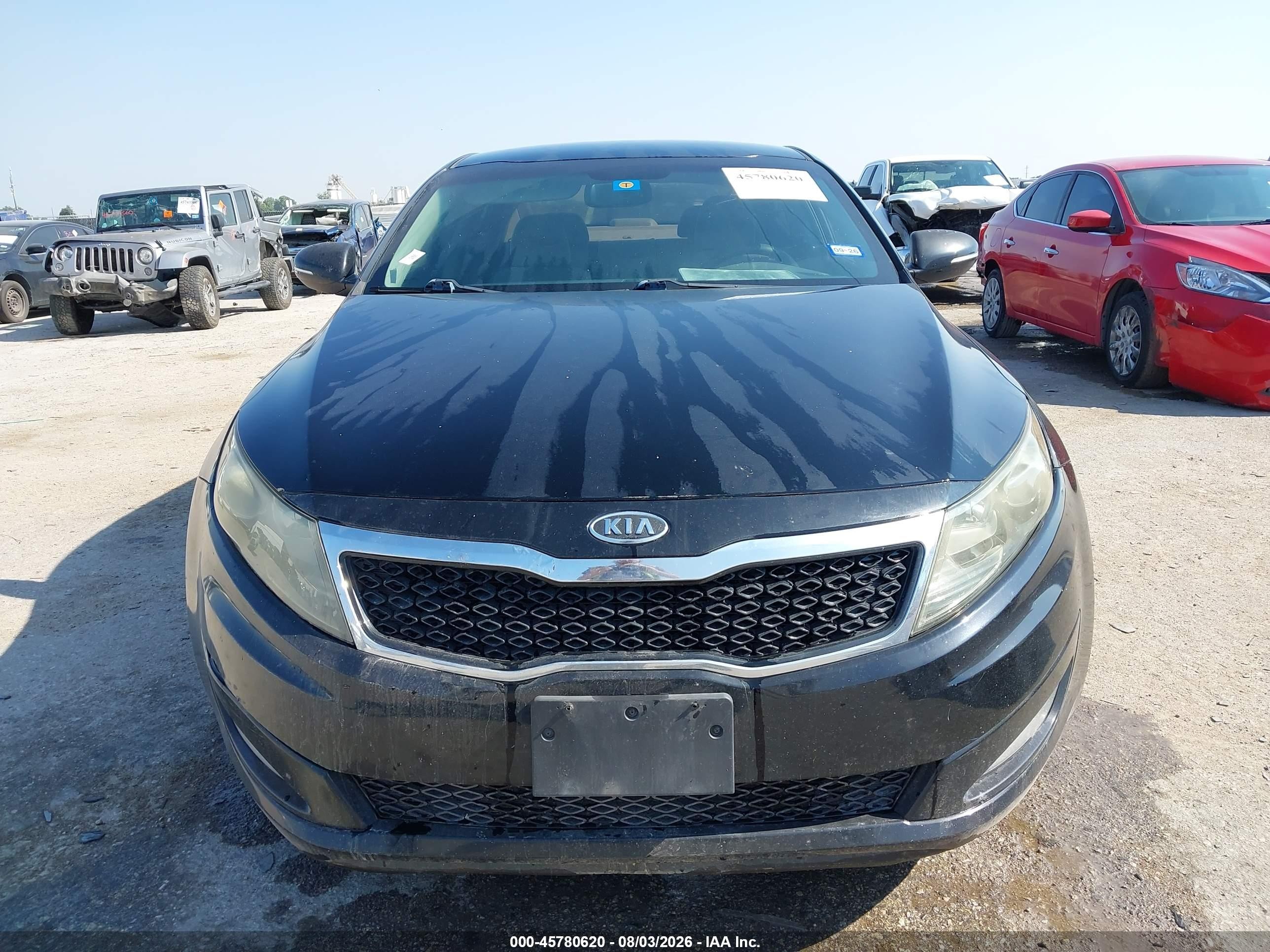 2012 Kia Optima Lx Black vin: KNAGM4A77C5271731