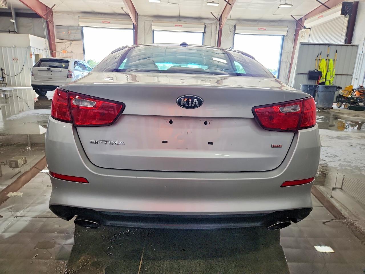 2014 Kia Optima Lx Silver vin: KNAGM4A77E5488554