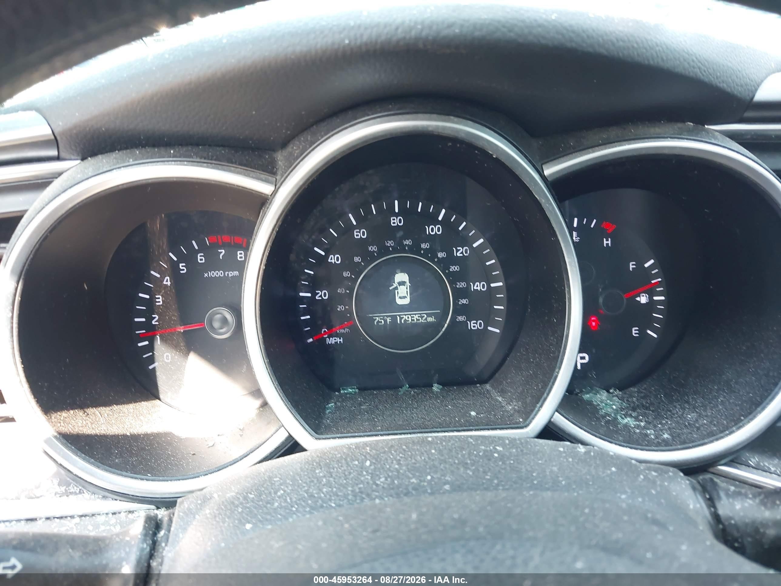 2015 Kia Optima Lx Gray vin: KNAGM4A77F5530660