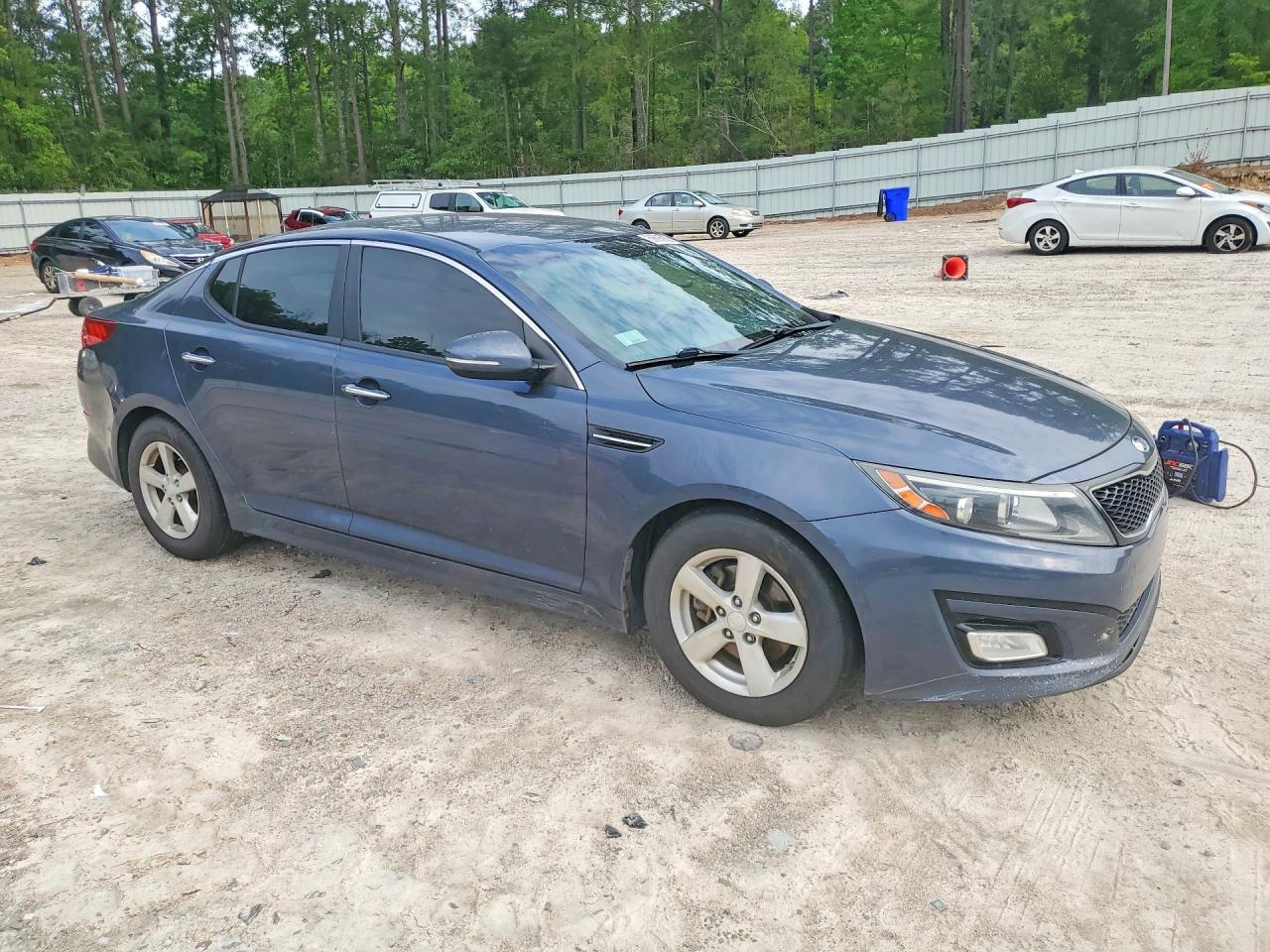 2015 Kia Optima Lx Blue vin: KNAGM4A77F5584735