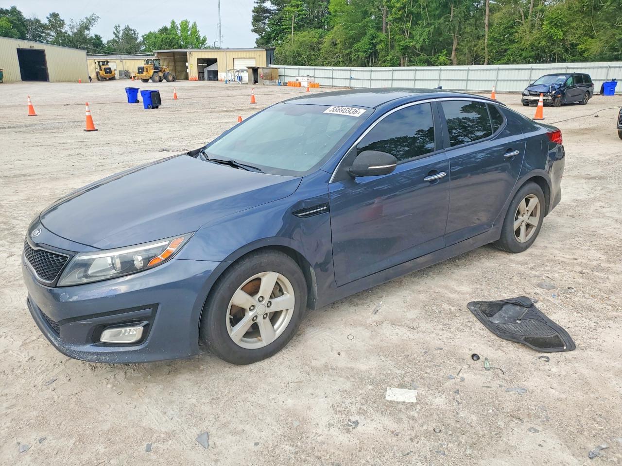 2015 Kia Optima Lx Blue vin: KNAGM4A77F5584735