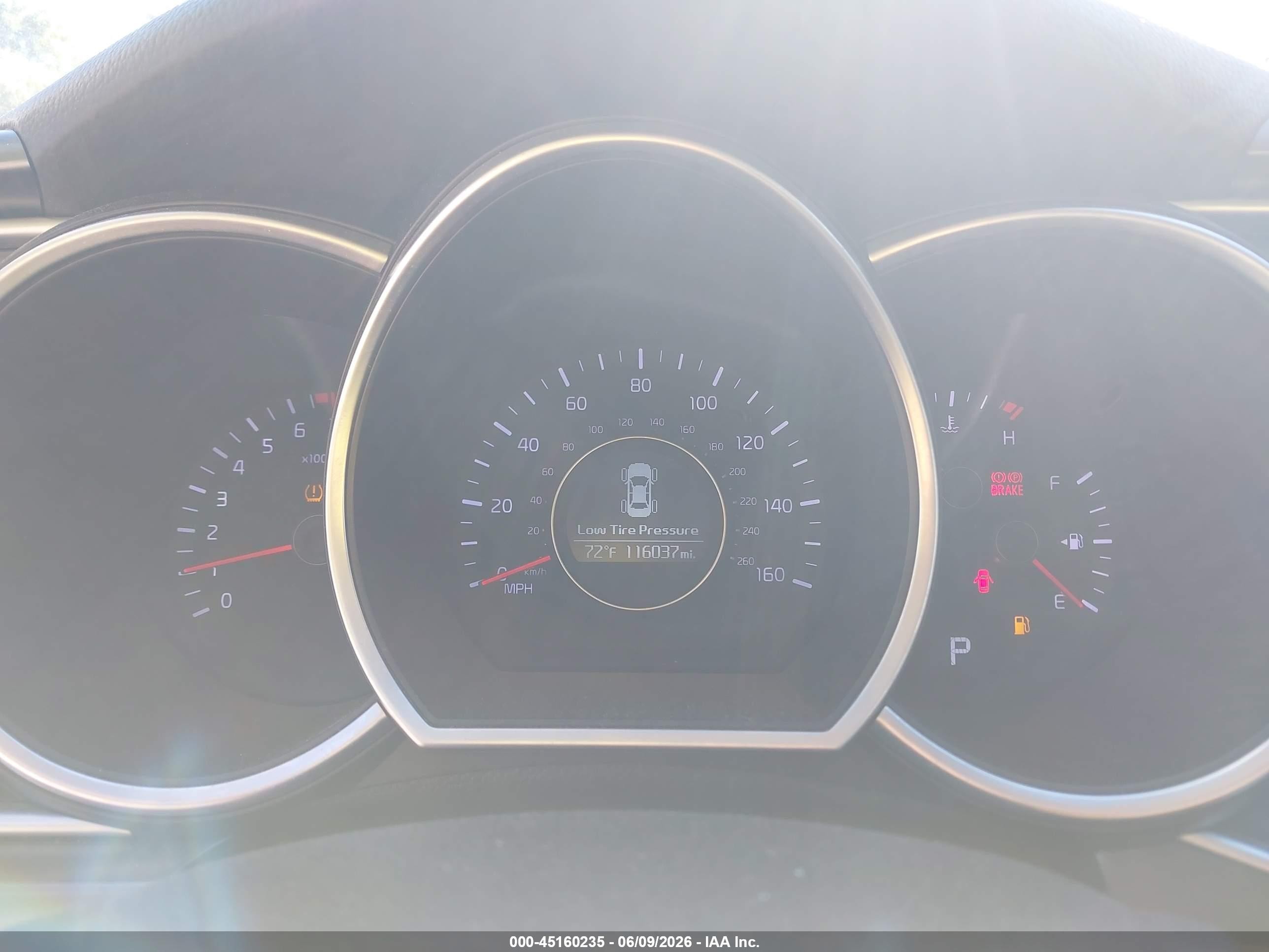 2015 Kia Optima Lx White vin: KNAGM4A77F5598652