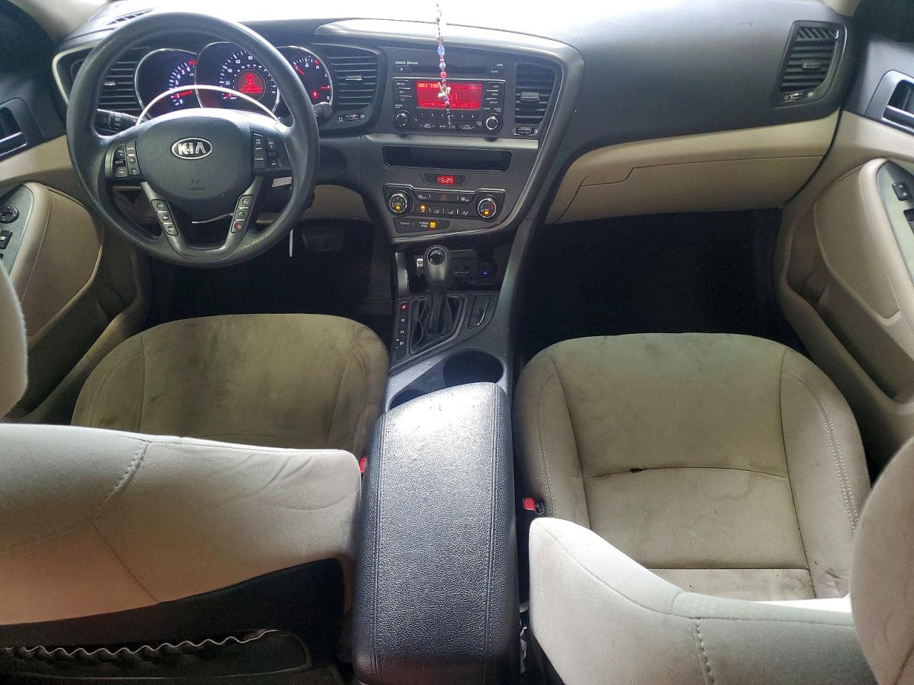 2013 Kia Optima Lx White vin: KNAGM4A78D5352111