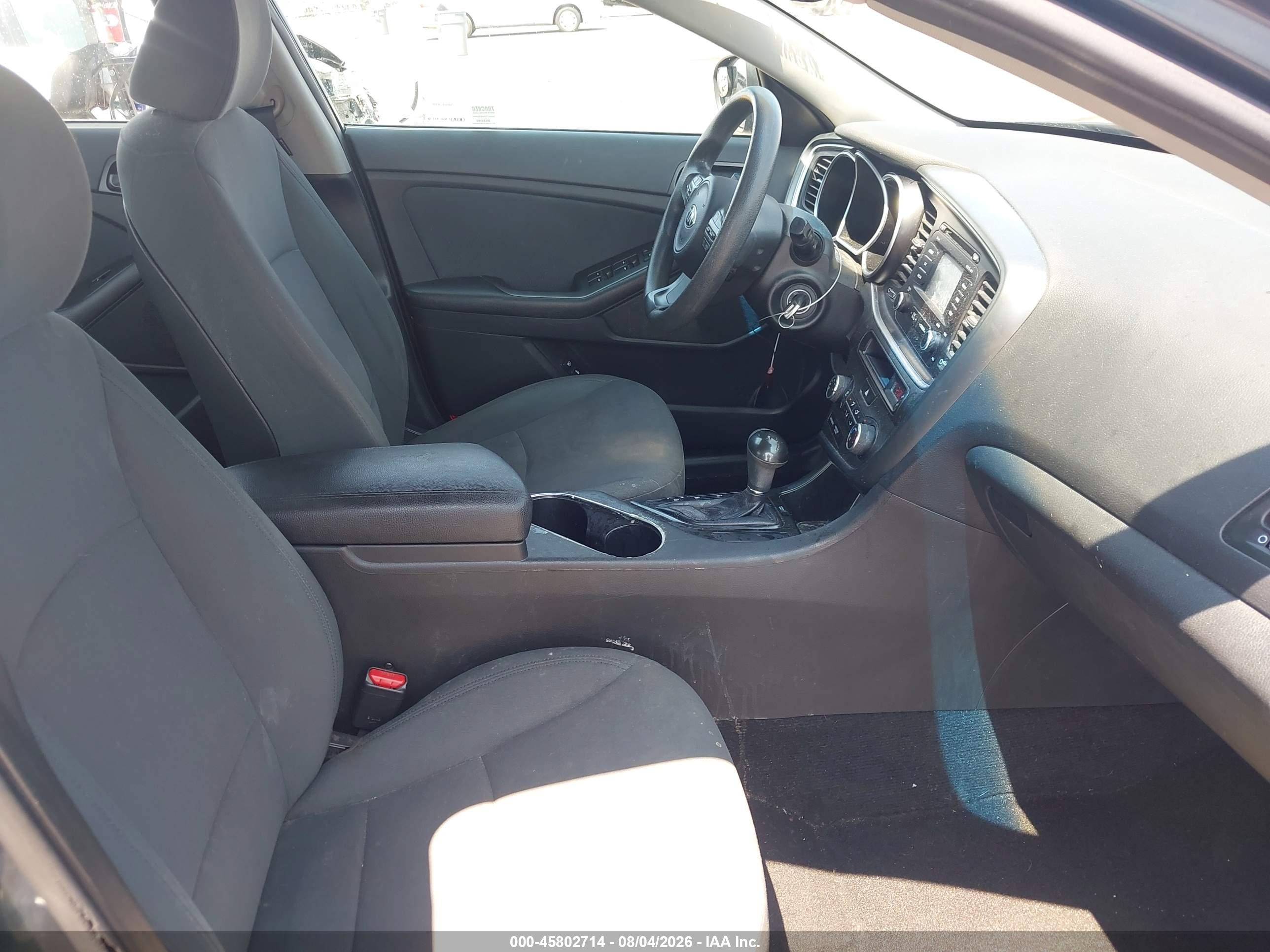 2015 Kia Optima Lx Dark Blue vin: KNAGM4A78F5559018