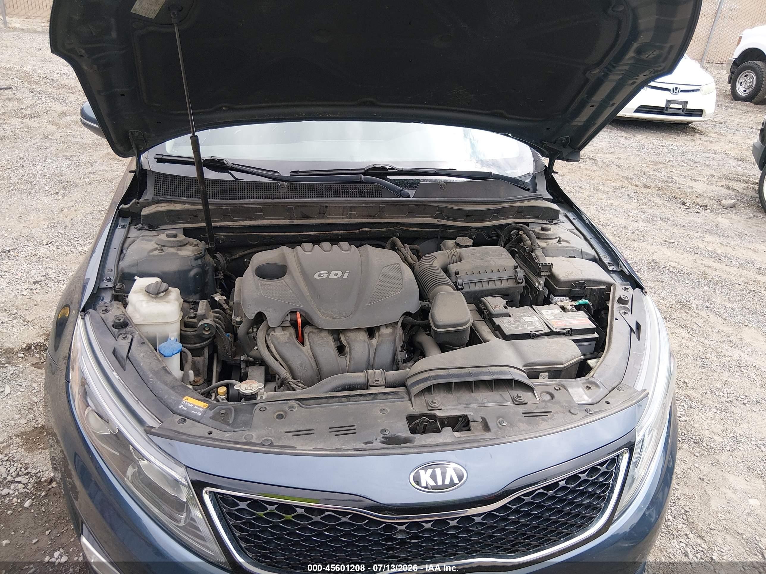 2015 Kia Optima Lx Blue vin: KNAGM4A78F5602045