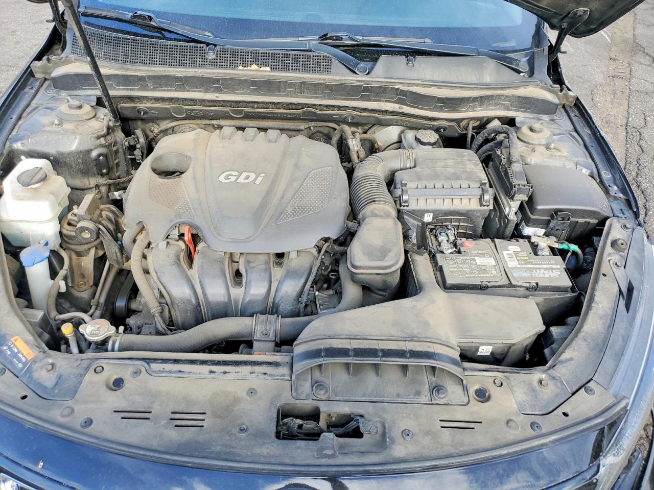 2015 Kia Optima Lx Черный vin: KNAGM4A78F5651908