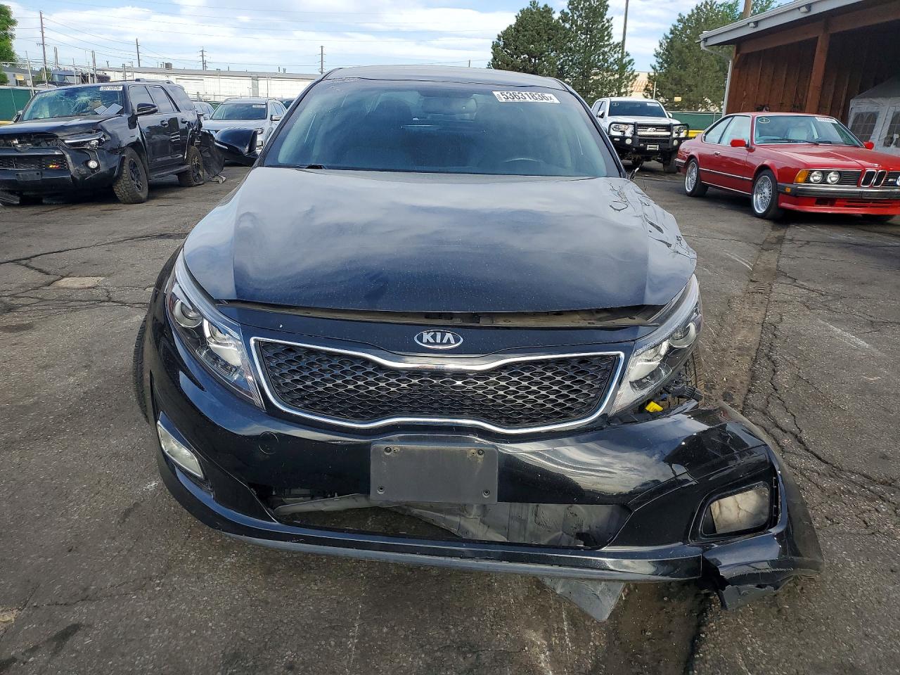 2015 Kia Optima Lx Черный vin: KNAGM4A78F5651908