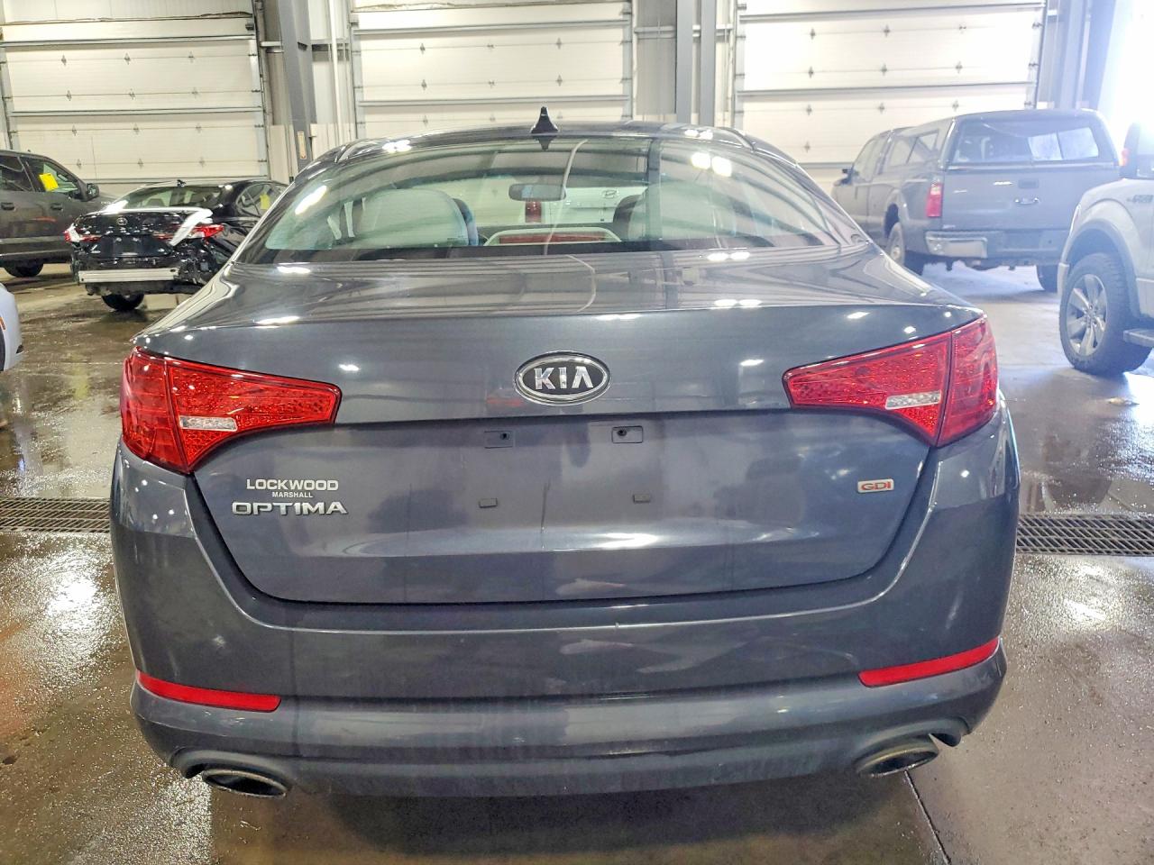 2011 Kia Optima Lx Charcoal vin: KNAGM4A79B5126592