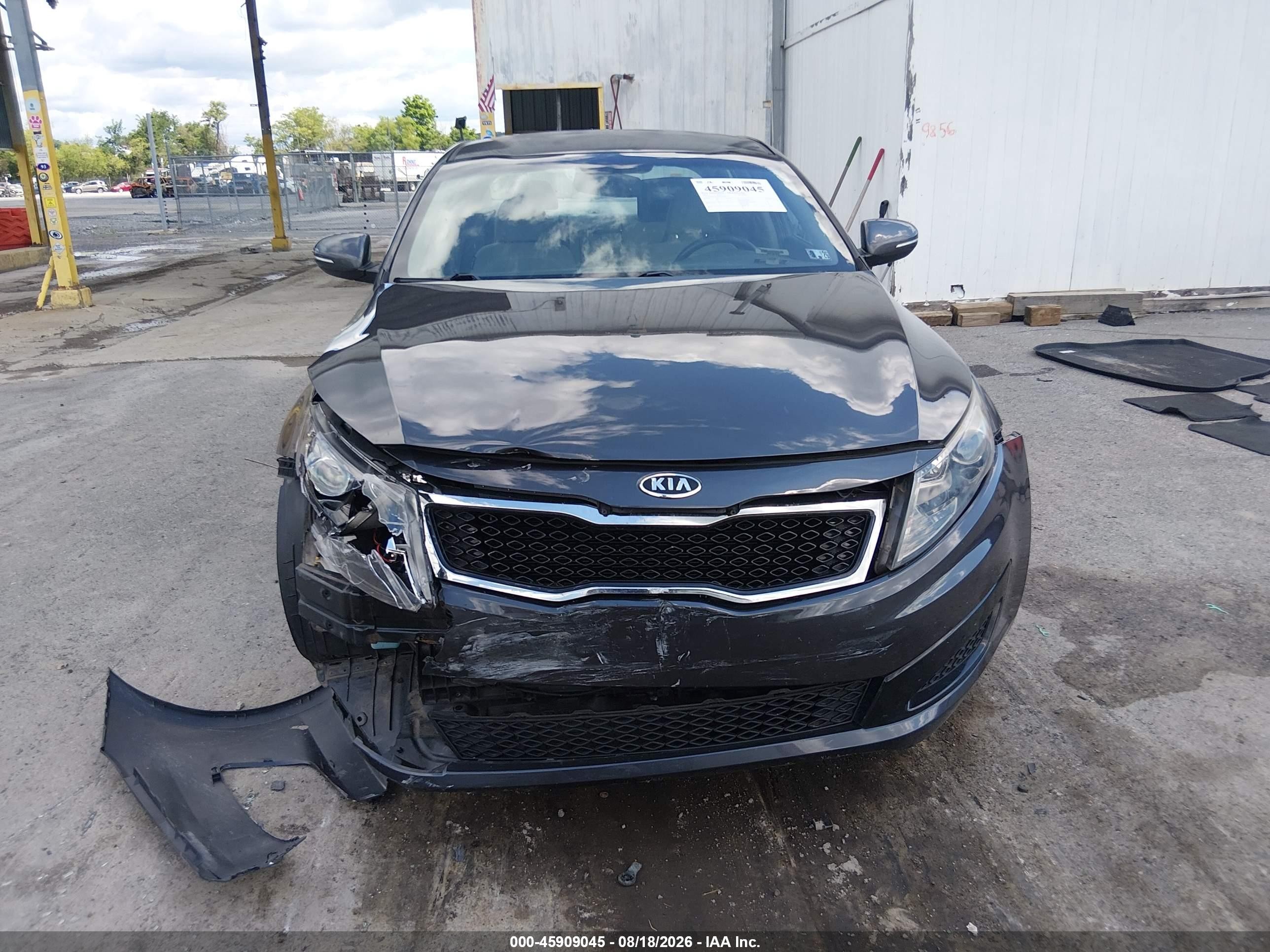 2011 Kia Optima Lx Blue vin: KNAGM4A79B5162492