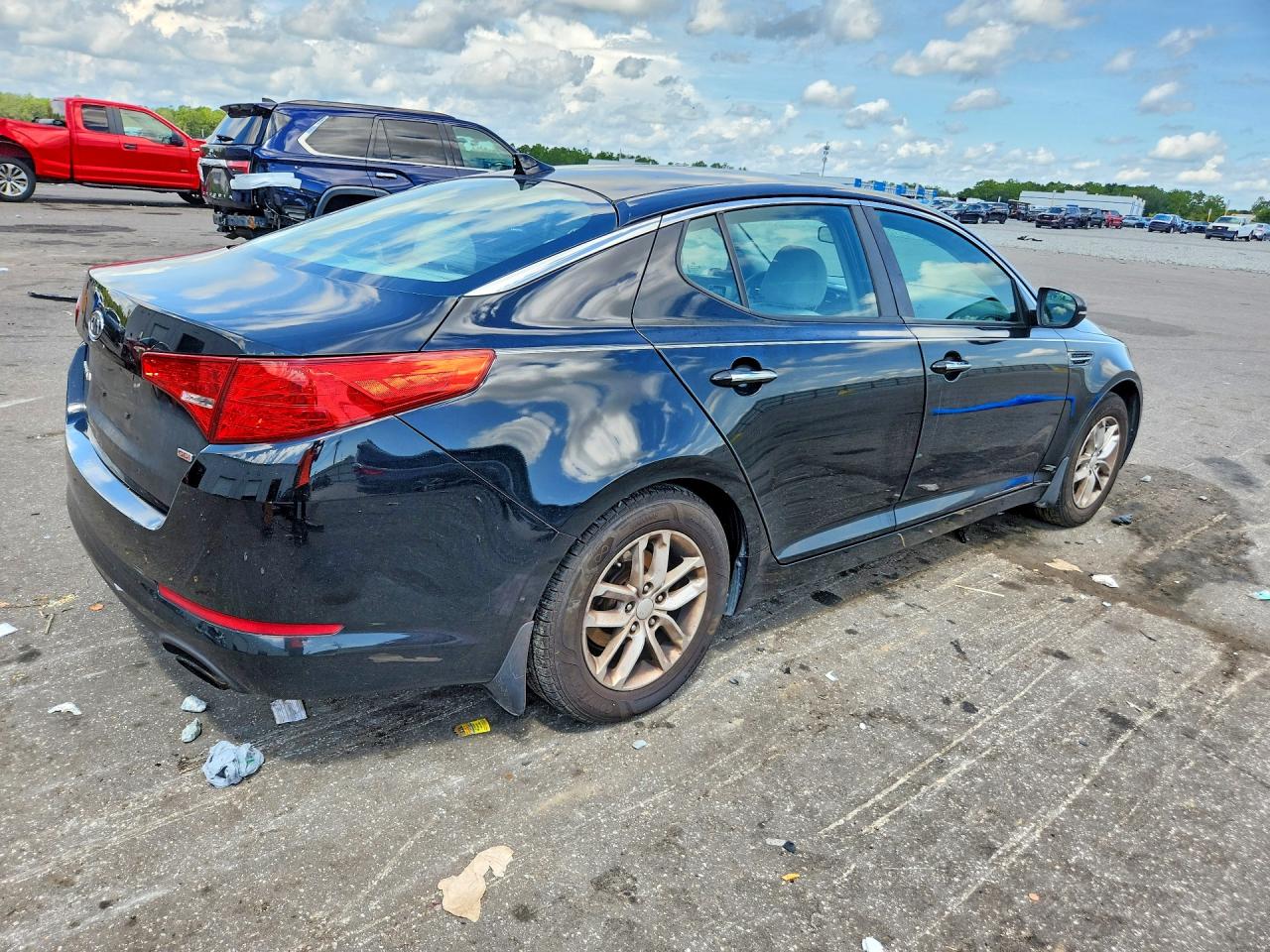 2012 Kia Optima Lx Black vin: KNAGM4A79C5284013