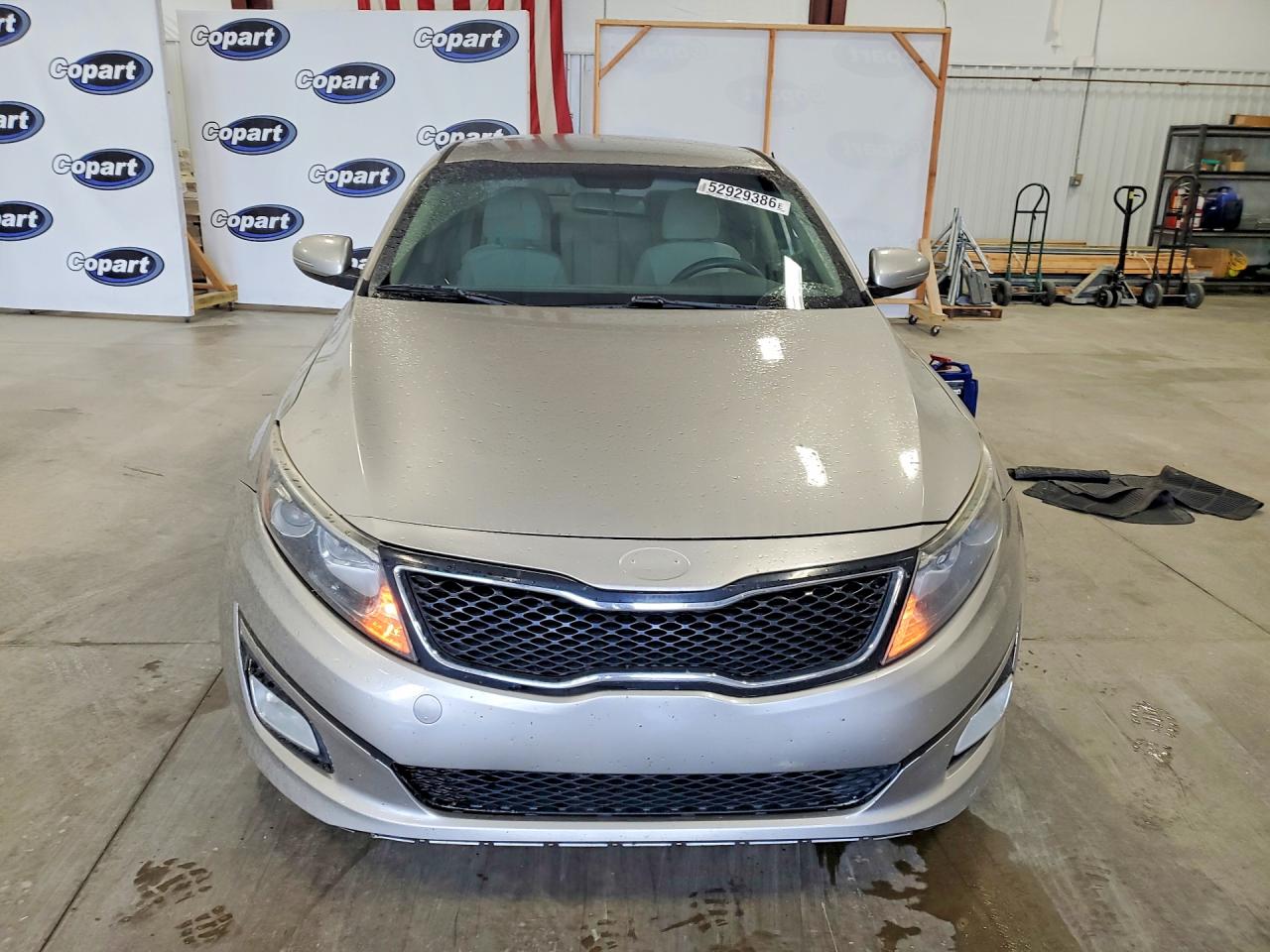 2015 Kia Optima Lx Silver vin: KNAGM4A79F5528697