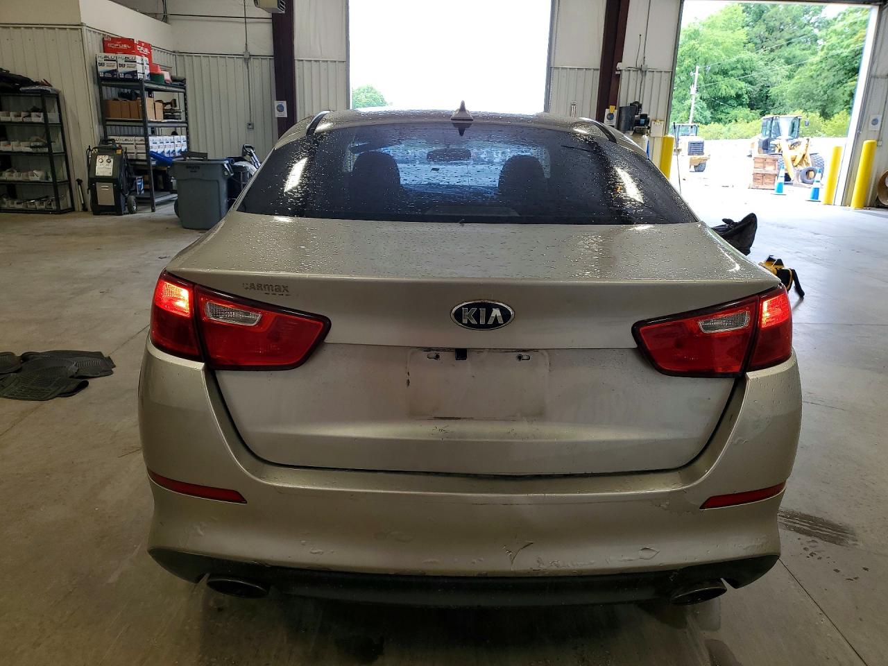 2015 Kia Optima Lx Silver vin: KNAGM4A79F5528697