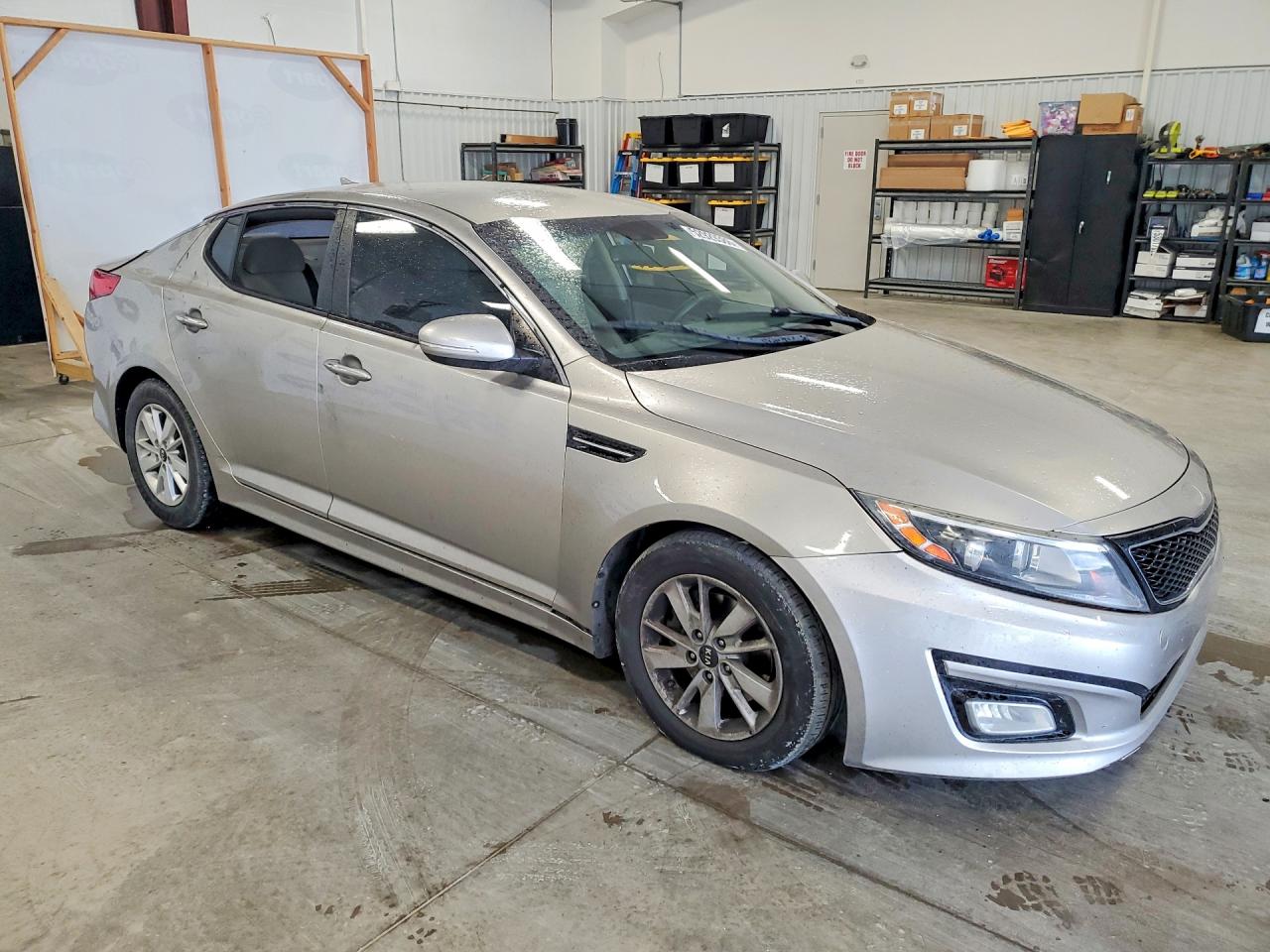 2015 Kia Optima Lx Silver vin: KNAGM4A79F5528697