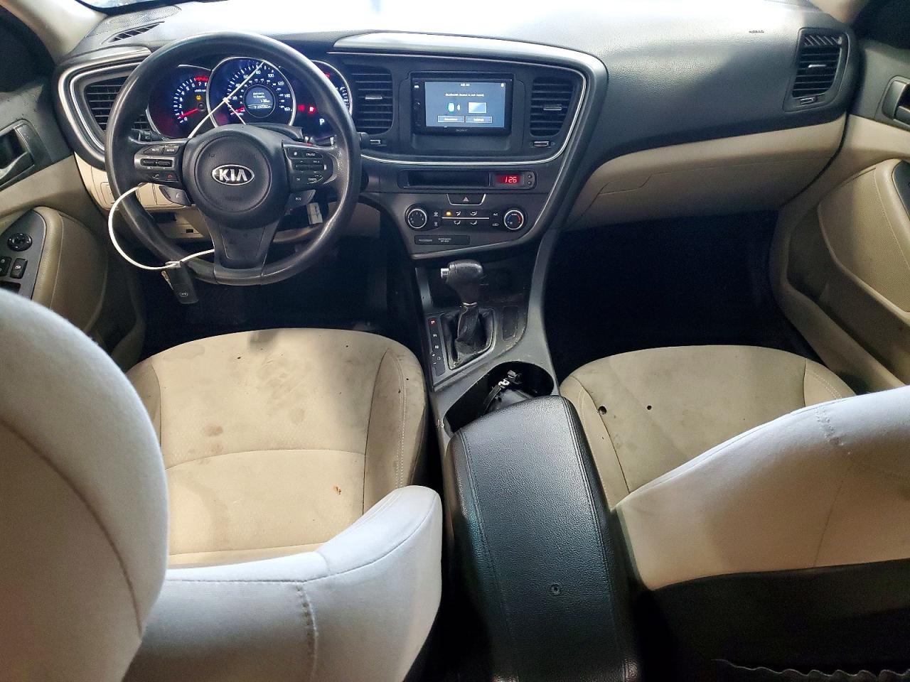 2015 Kia Optima Lx Silver vin: KNAGM4A79F5528697